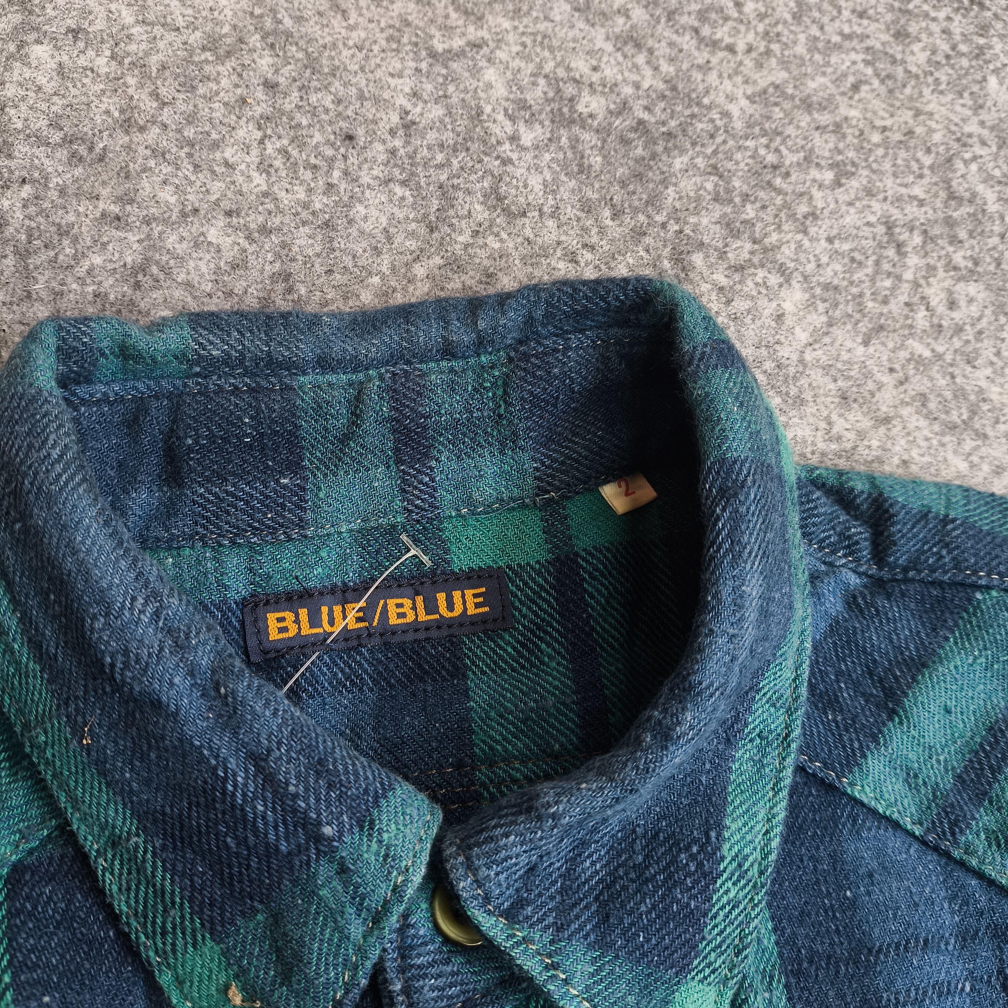 Engineered Garments Blue blue japan flanel shirt Size US M / EU 48-50 / 2 - 4 Thumbnail