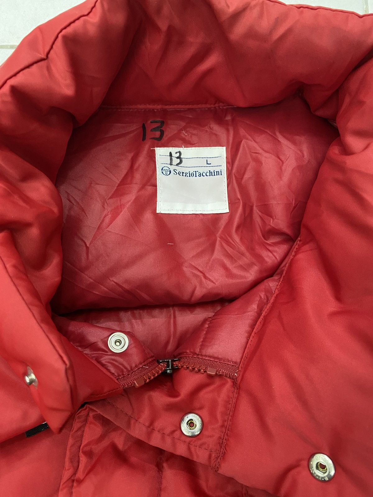 Sergio Tacchini Vtg Sergio Tacchini goose down tactical jacket Size US L / EU 52-54 / 3 - 12 Thumbnail