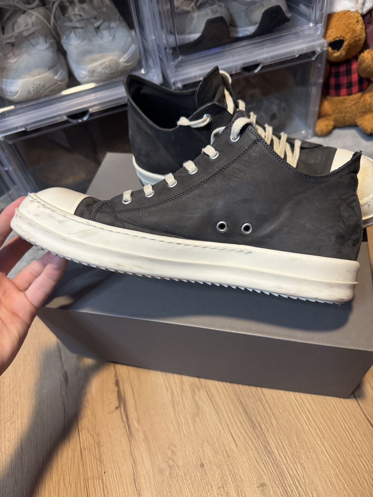 Rick Owens Rick Owens Ramones “Dark Dust” Size US 12 / EU 45 - 3 Thumbnail