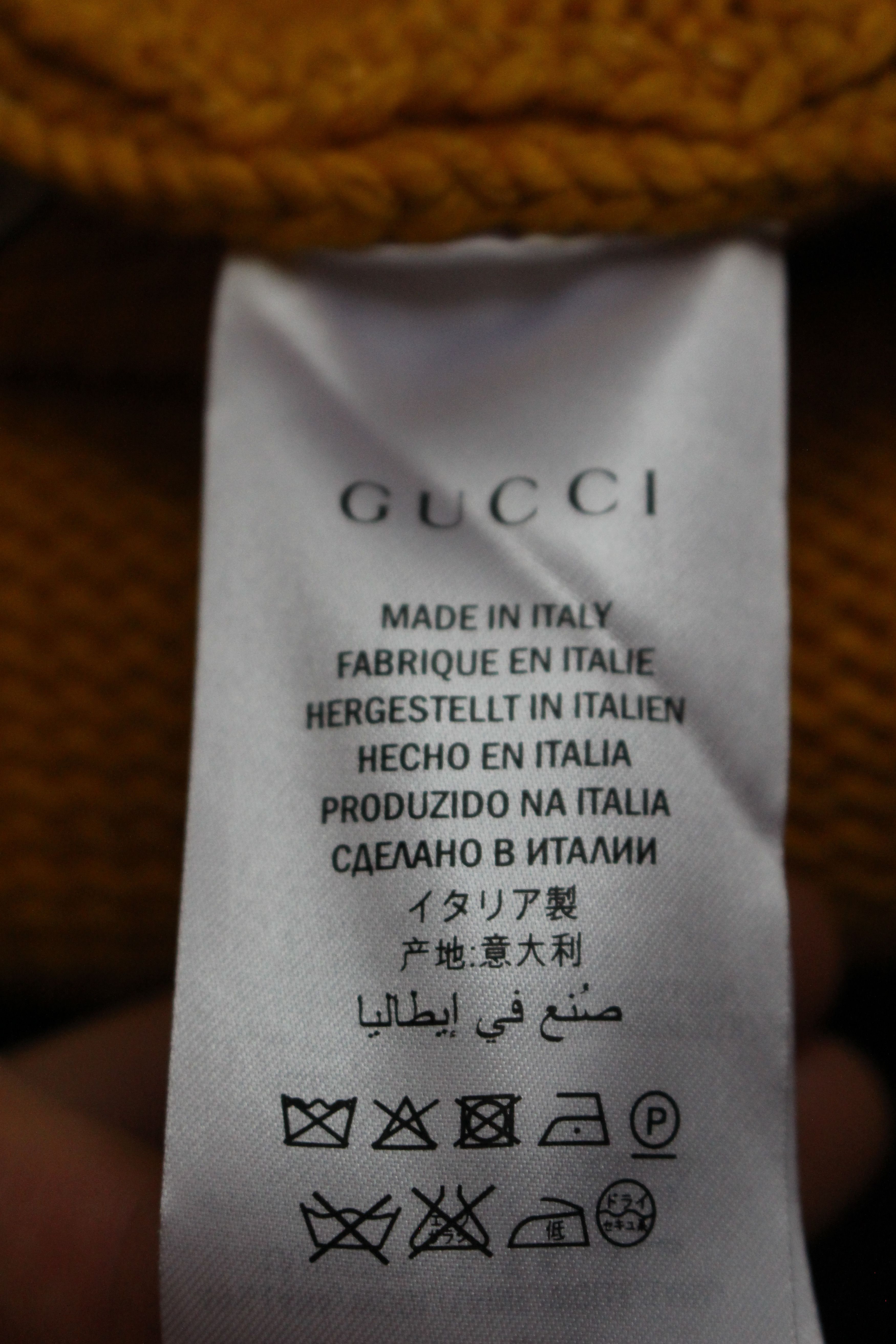 Gucci Wool sweater with contrast trims - Alessandro Michele Size US L / EU 52-54 / 3 - 5 Thumbnail