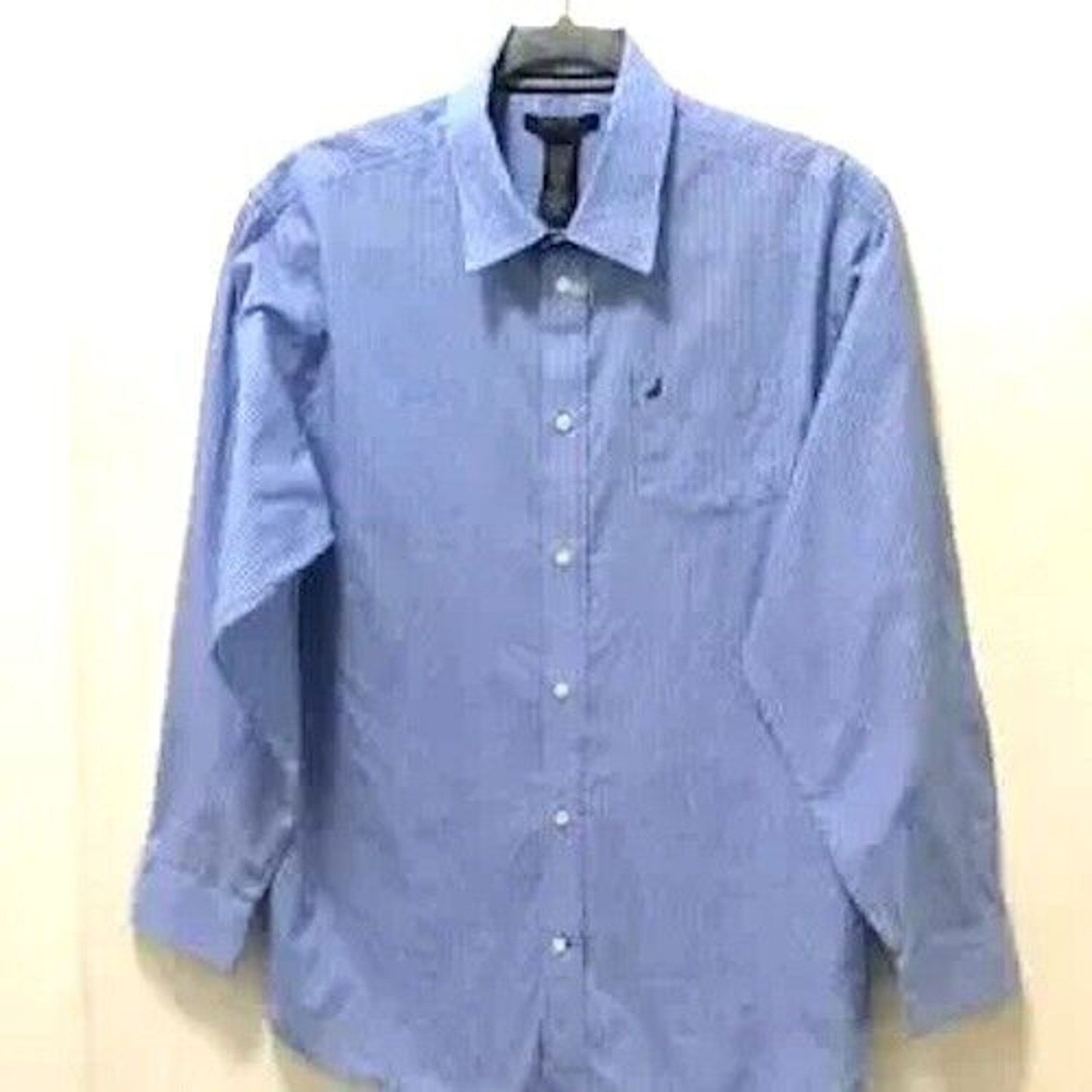 Nautica Nautica Boys Blue Striped Button Down Dress Shirt. Size US M / EU 48-50 / 2 - 4 Thumbnail