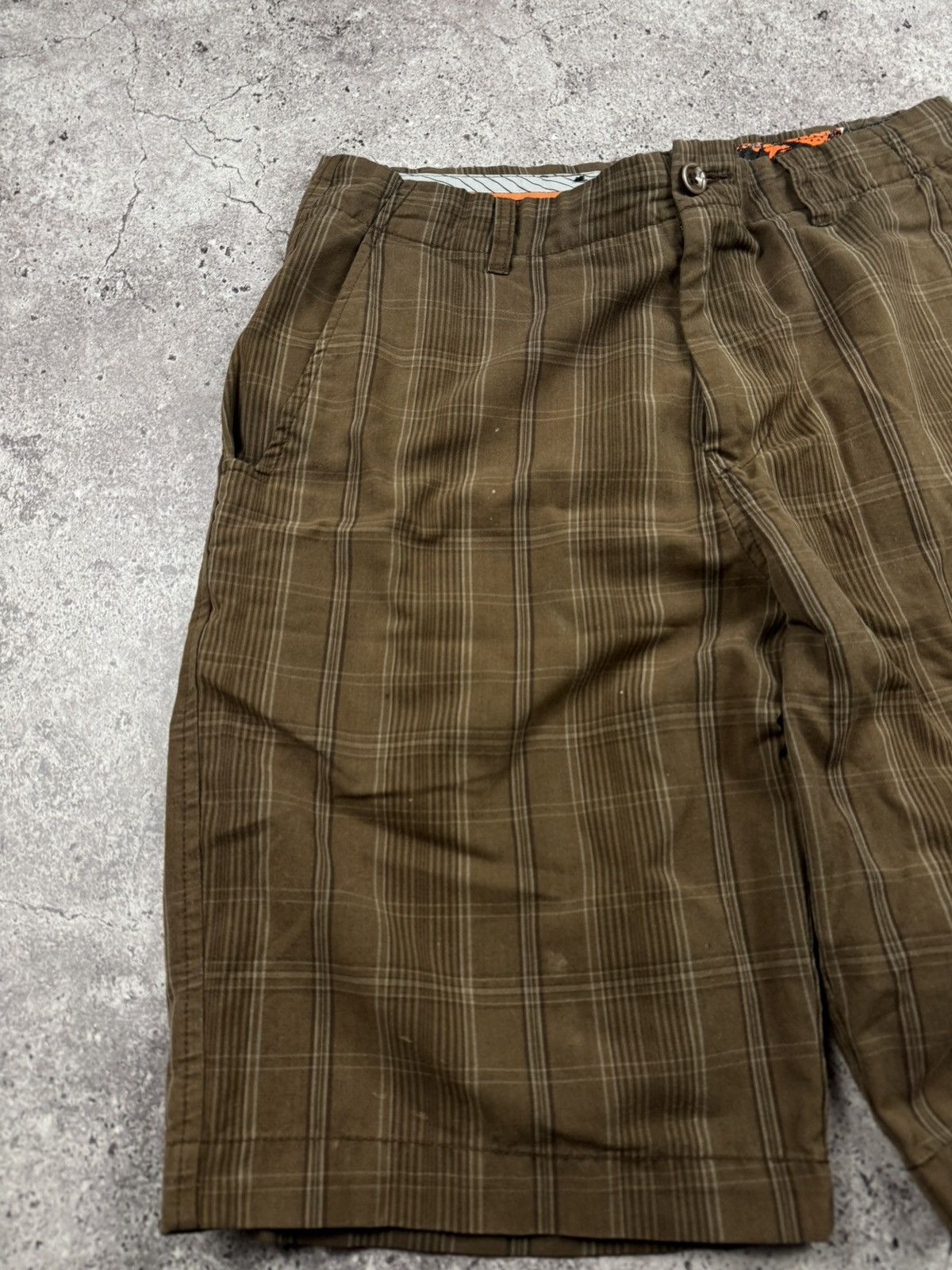 Fox Racing Vintage 00s Y2K Fox Racing Motocross Browm Cargo Shorts Size US 32 / EU 48 - 4 Thumbnail