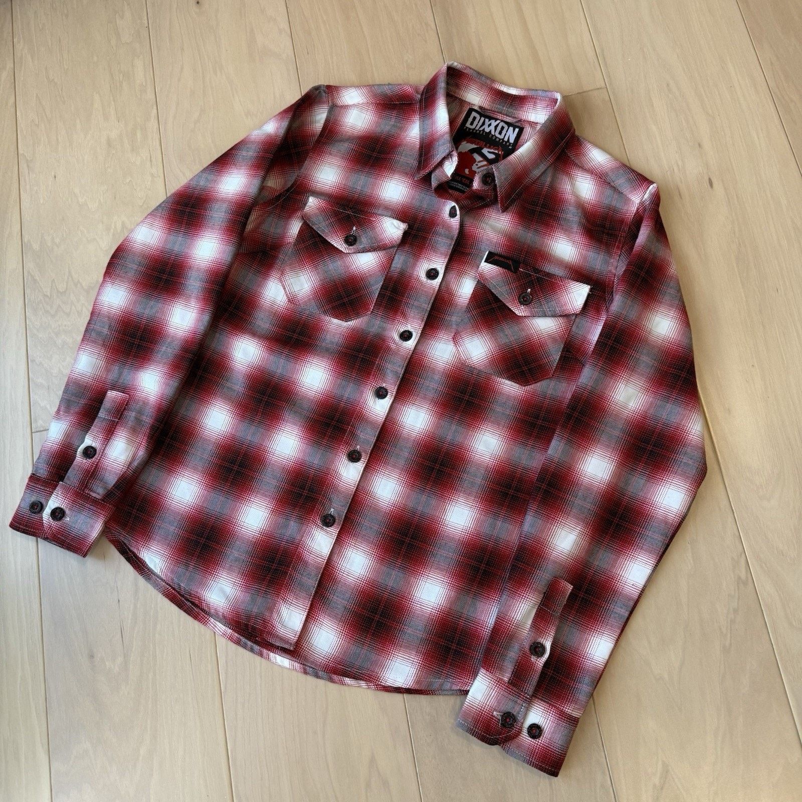Dixxon Dixxon Flannel Company Shirt Women's M Red Metallica Size M / US 6-8 / IT 42-44 - 10 Thumbnail