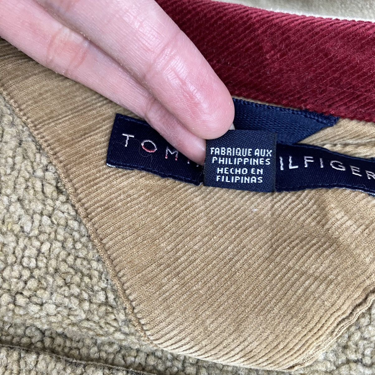 Tommy Hilfiger Vintage TOMMY HILFIGER Sherpa Inside Button Up Cream Casual Size US L / EU 52-54 / 3 - 6 Thumbnail