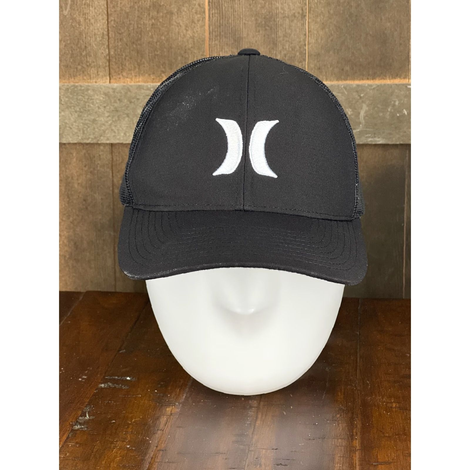 Hurley Hurley Hat Cap Snap Back Adult Black Polyester Blend Twill Logo Trucker Hat Men One Size Sports Casual Mens Size ONE SIZE - 2 Thumbnail