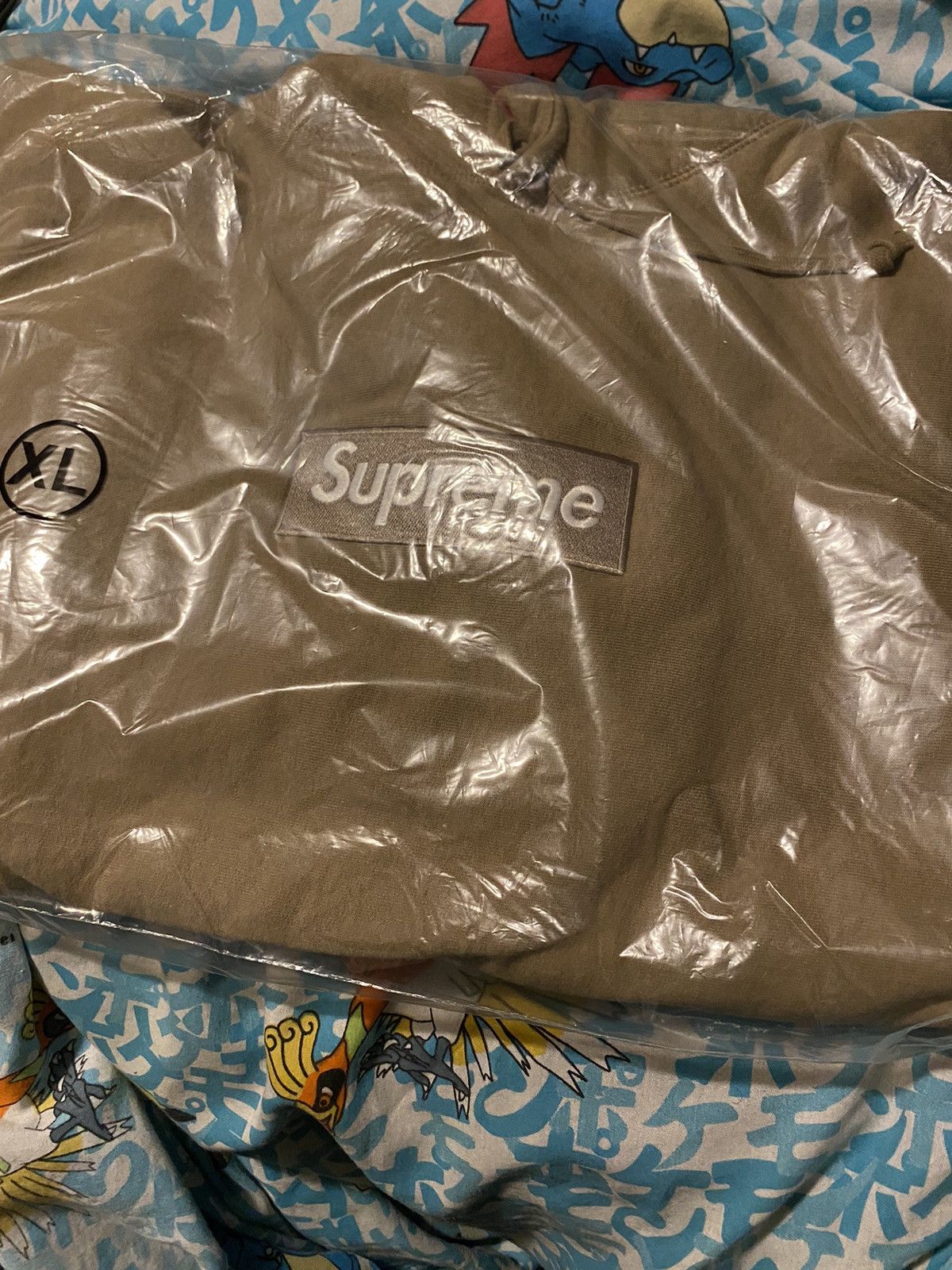 Supreme Supreme Box Logo Hooded Sweatshirt Dark Sand XL (FW23) Size US XL / EU 56 / 4 - 3 Thumbnail