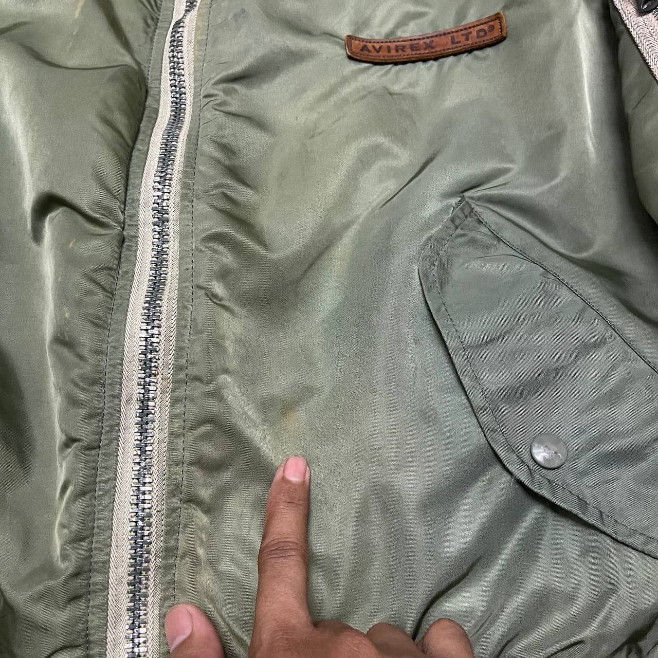 Avirex Vintage Avirex Intermediate Ma 1 Flyer's Man Bomber Jacket Size US L / EU 52-54 / 3 - 7 Thumbnail