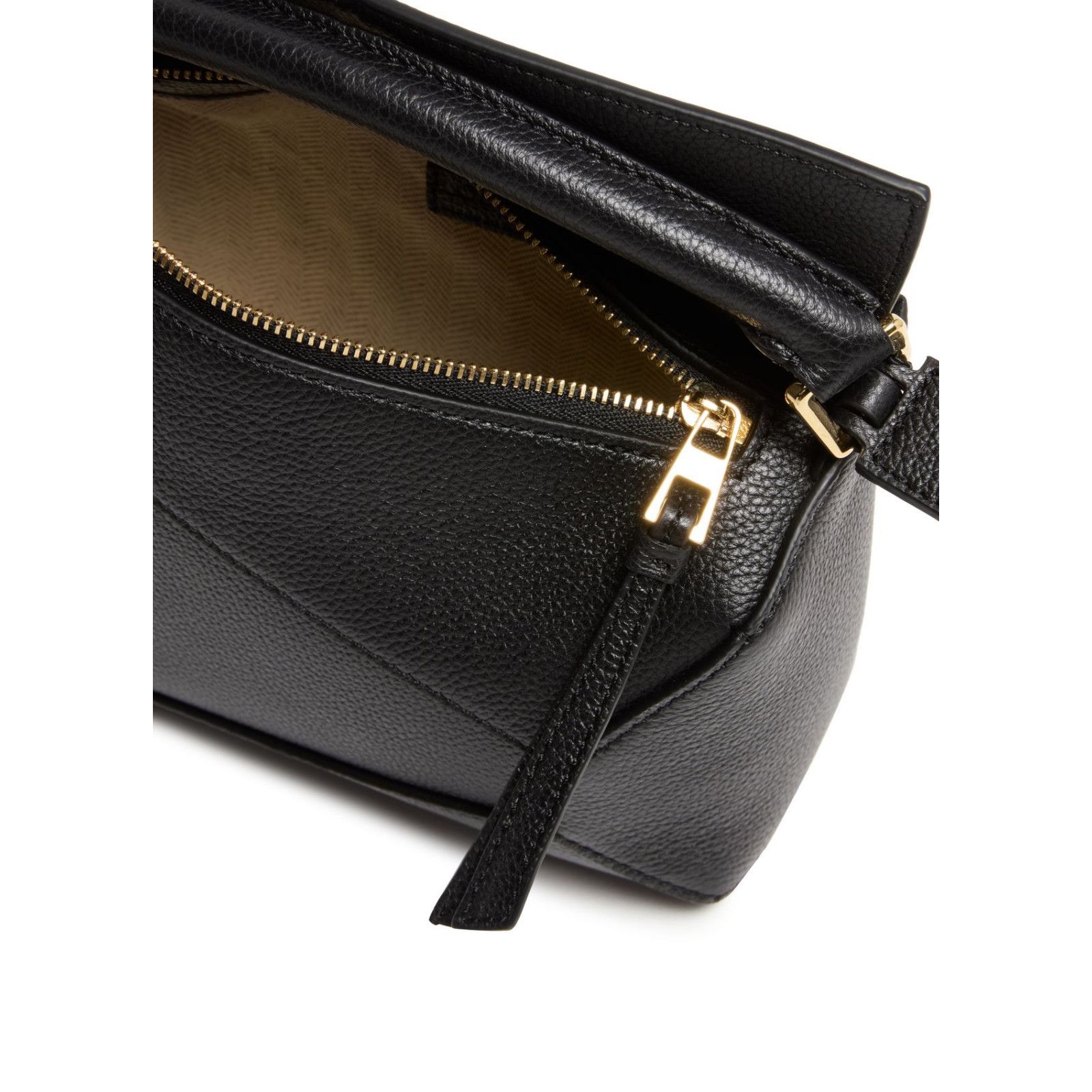 Loewe LOEWE Puzzle Edge Mini Black Leather Handbag New & Authentic Size ONE SIZE - 4 Thumbnail