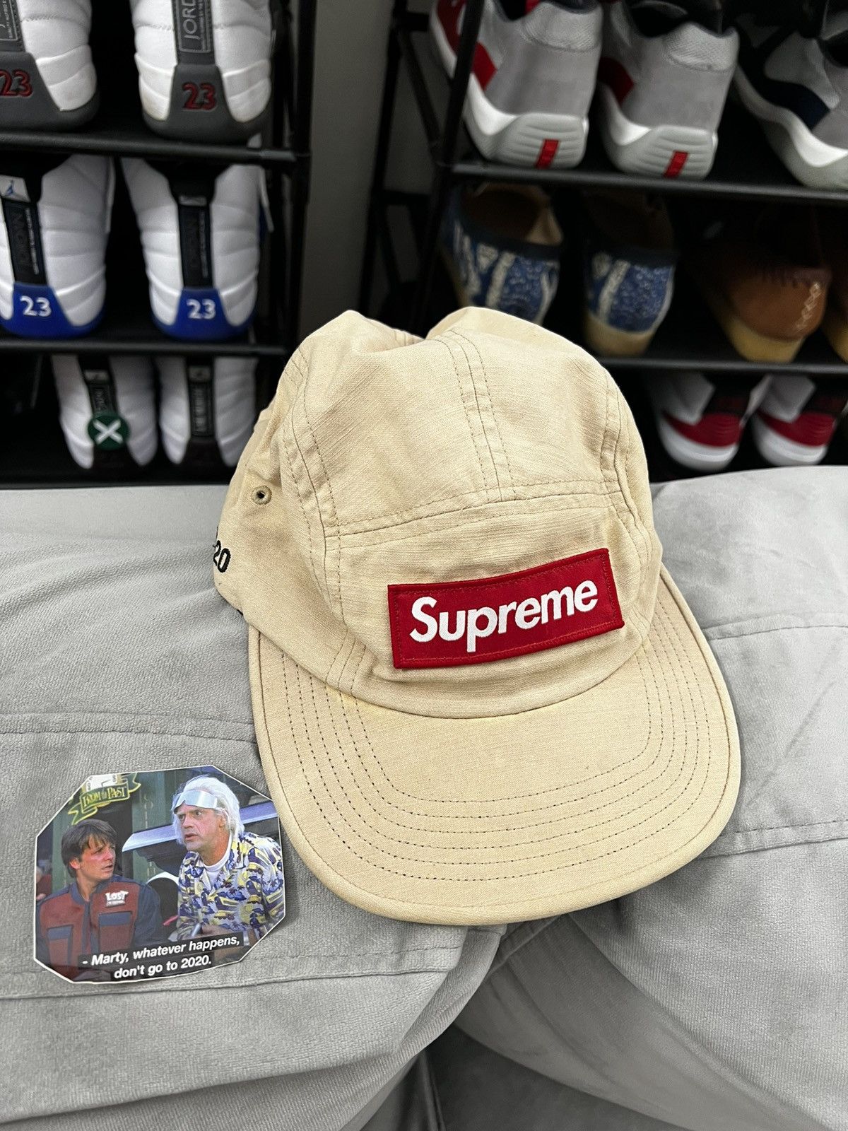 Supreme Supreme Beige Cap Size ONE SIZE - 1 Thumbnail