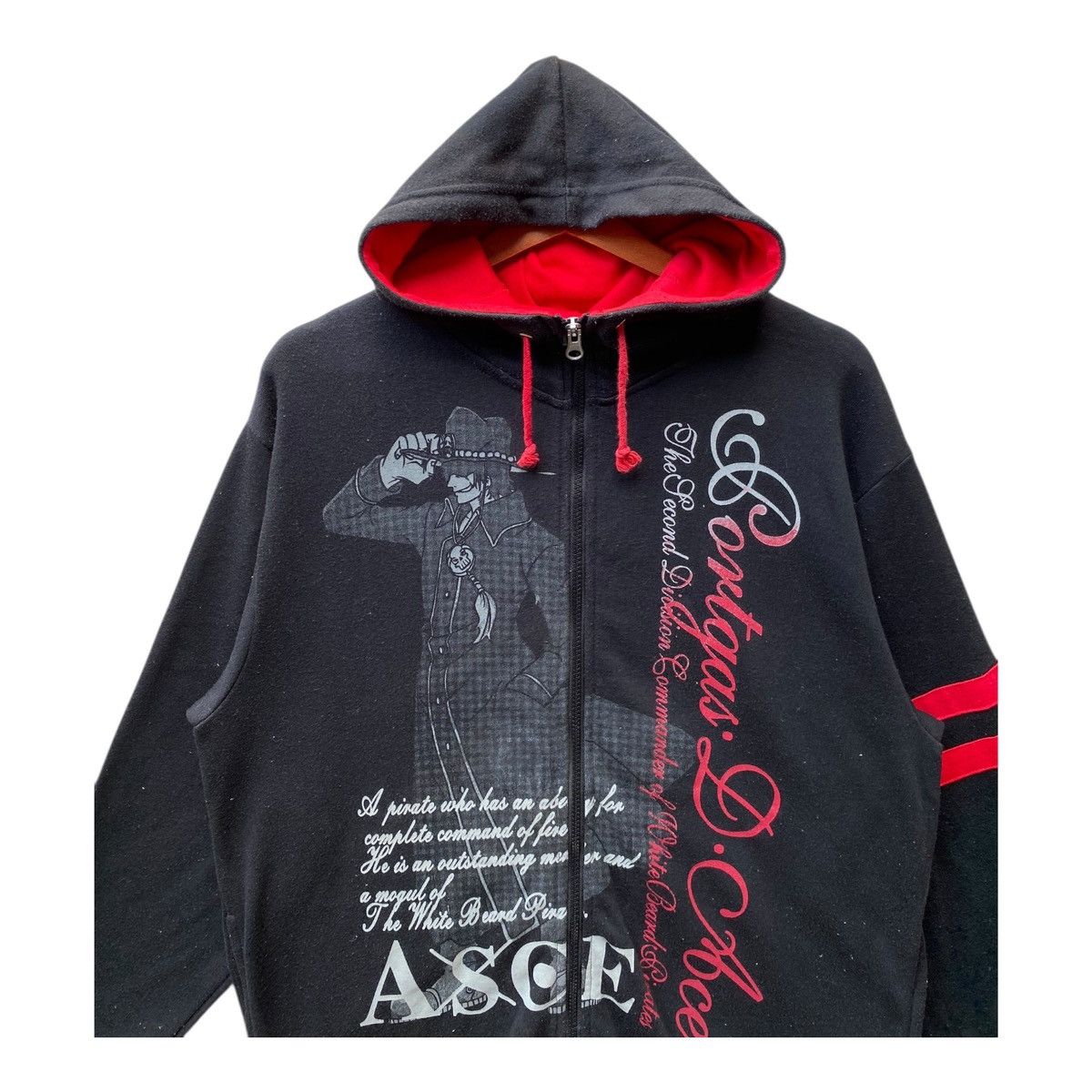 Anime × One Piece Anime One Piece Portgas D Ace Hoodie Sweat Full Zip Pocket Size US L / EU 52-54 / 3 - 2 Thumbnail