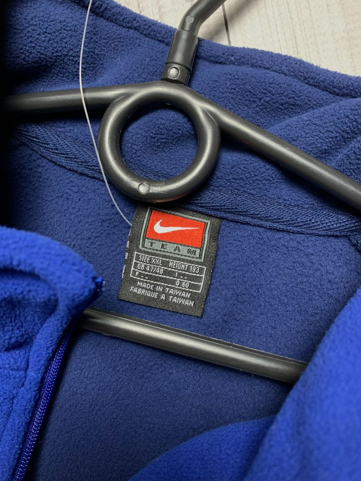 Vintage Vintage Nike France fleece jacket size XXL blue Size US XXL / EU 58 / 5 - 4 Thumbnail
