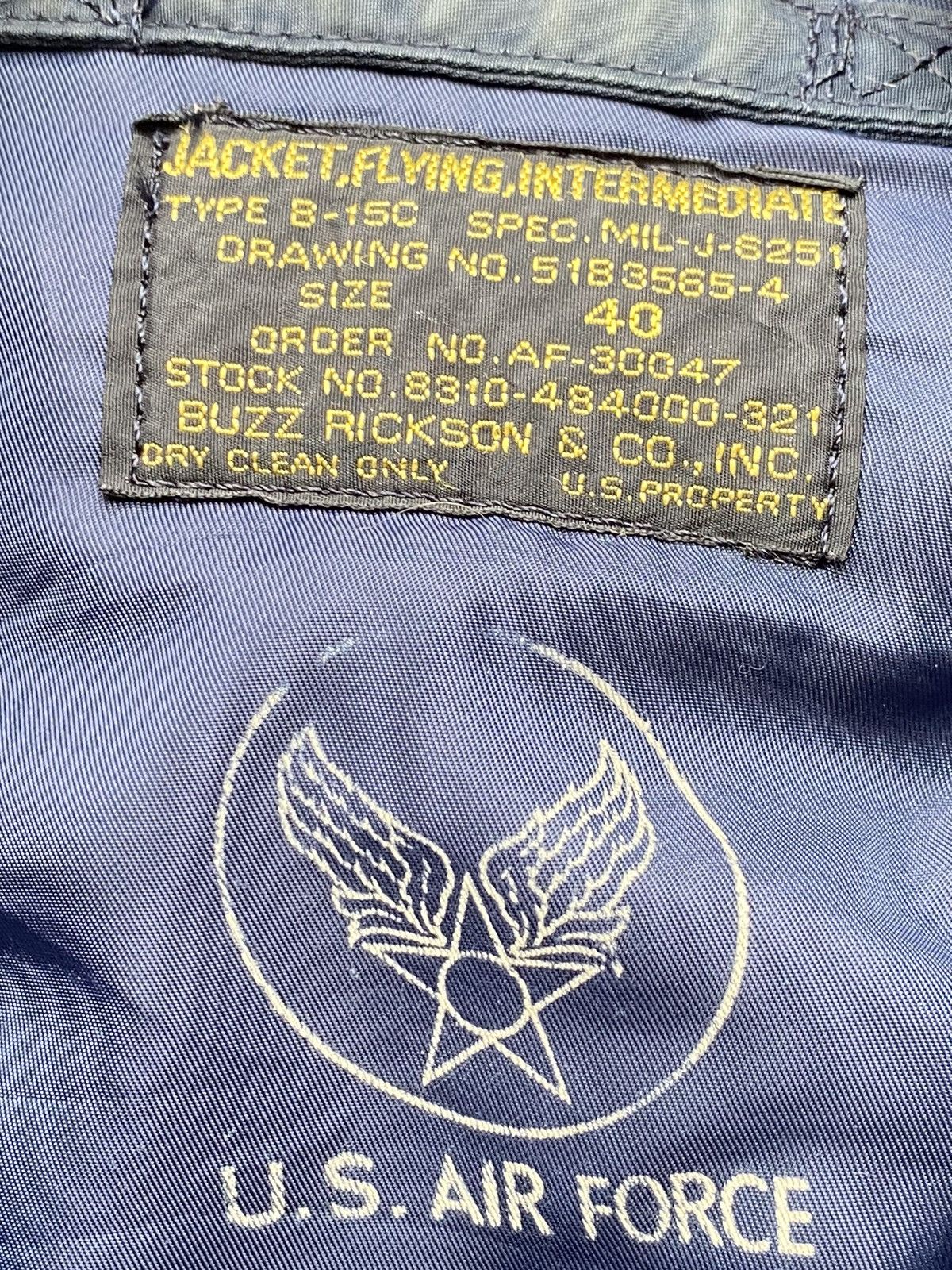 Buzz Rickson's Vtg Buzz Ricksons Bomber Jacket Size US L / EU 52-54 / 3 - 11 Thumbnail
