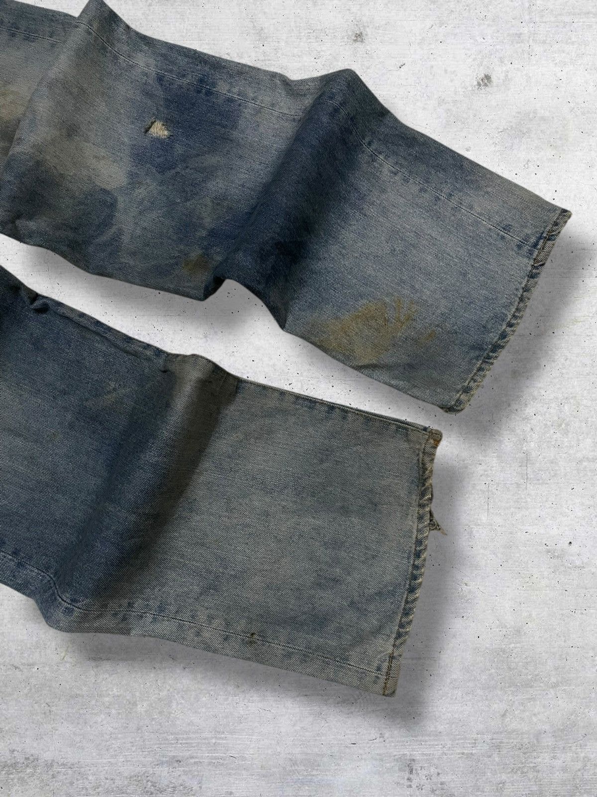 Swagger VINTAGE SWAGGER OG 90S JAPAN DESIGNER MUDWASH BAGGY DENIM Size US 35 - 5 Thumbnail