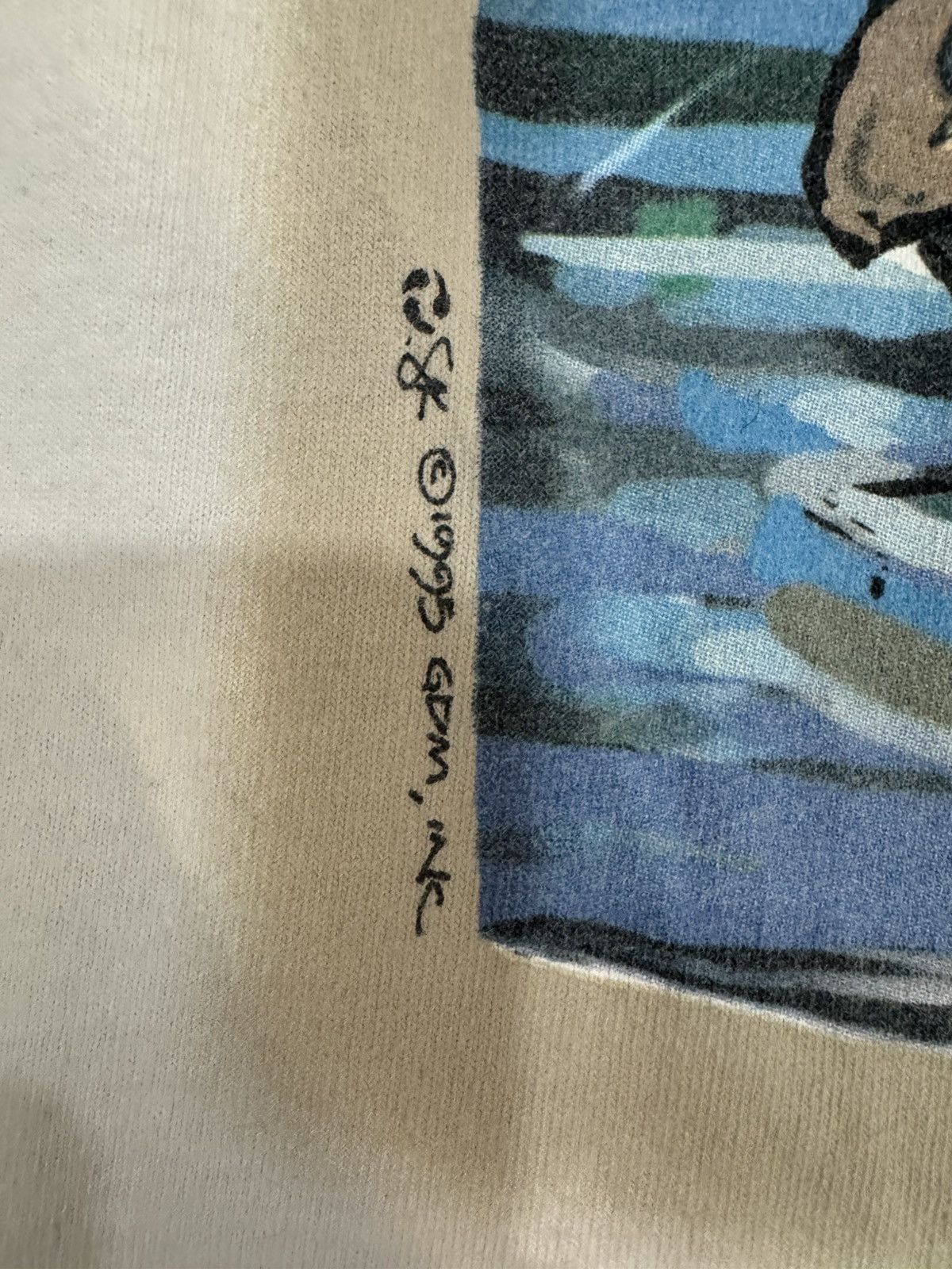Grateful Dead × Liquid Blue 1995 Grateful Dead Liquid Blue “LL Rain” Vintage Tee Size US L / EU 52-54 / 3 - 3 Thumbnail