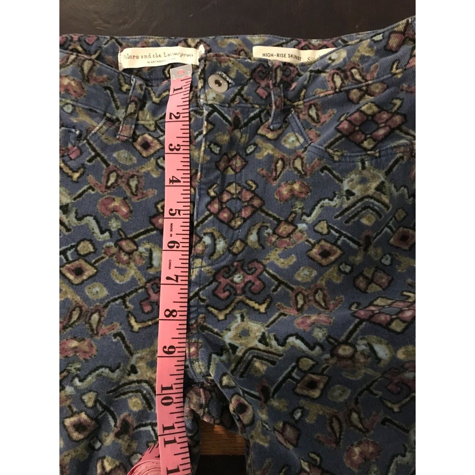 Anthropologie Anthropologie Pilcro And The Letterpress High-Rise Corduroy Size 29" - 9 Thumbnail