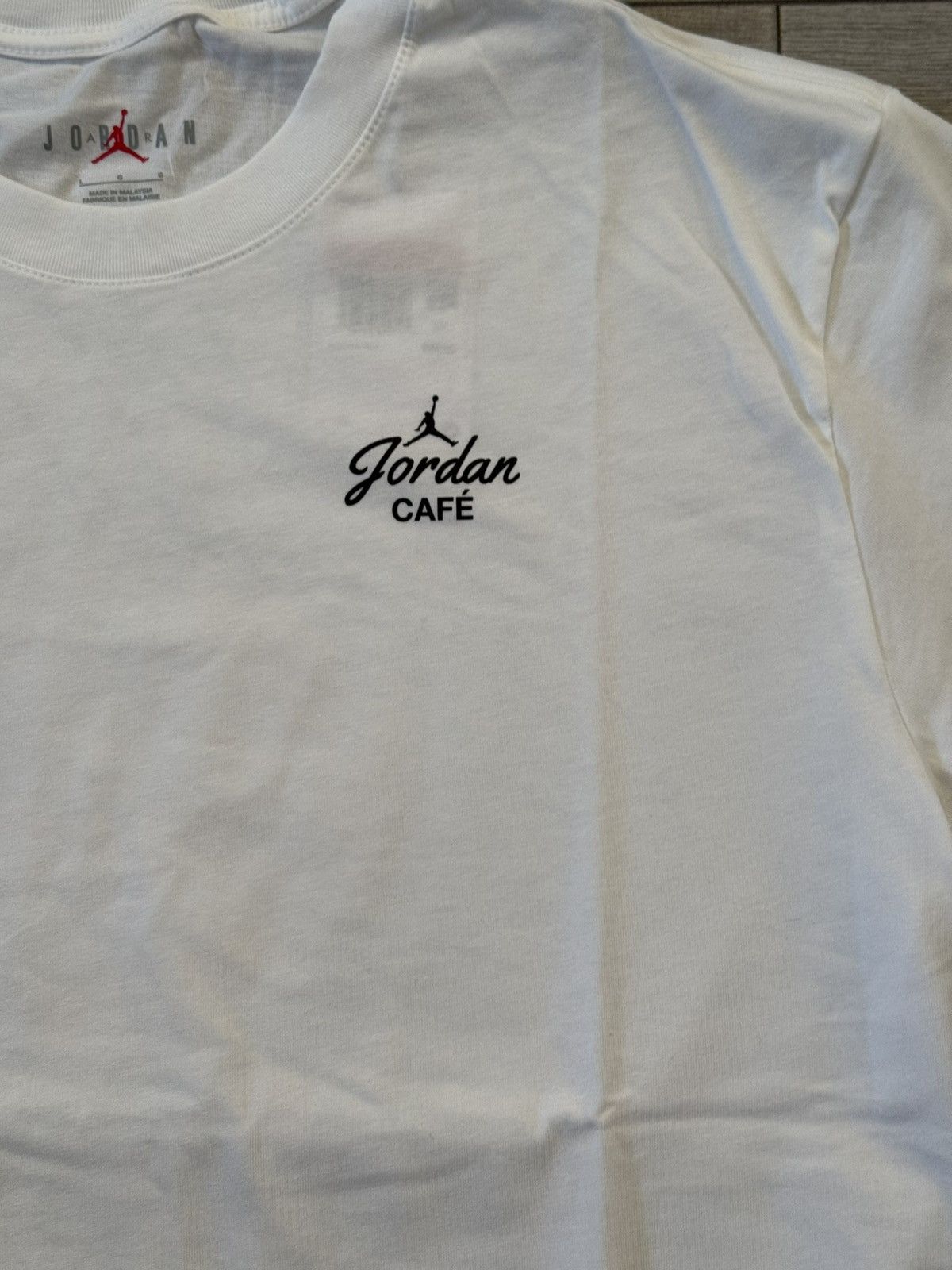 Jordan Brand Jordan Graphic AJ3 Latte Café Tee T-Shirt White Black Large Size US L / EU 52-54 / 3 - 2 Thumbnail
