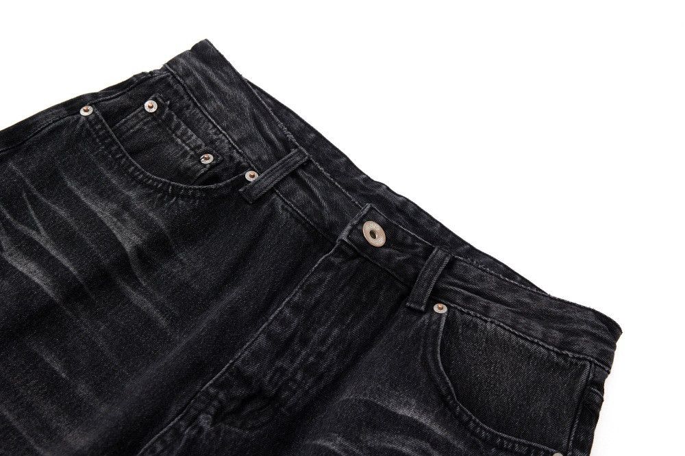 Vintage Men's vintage washed distressed punk scimitar jeans Size US 32 / EU 48 - 3 Thumbnail
