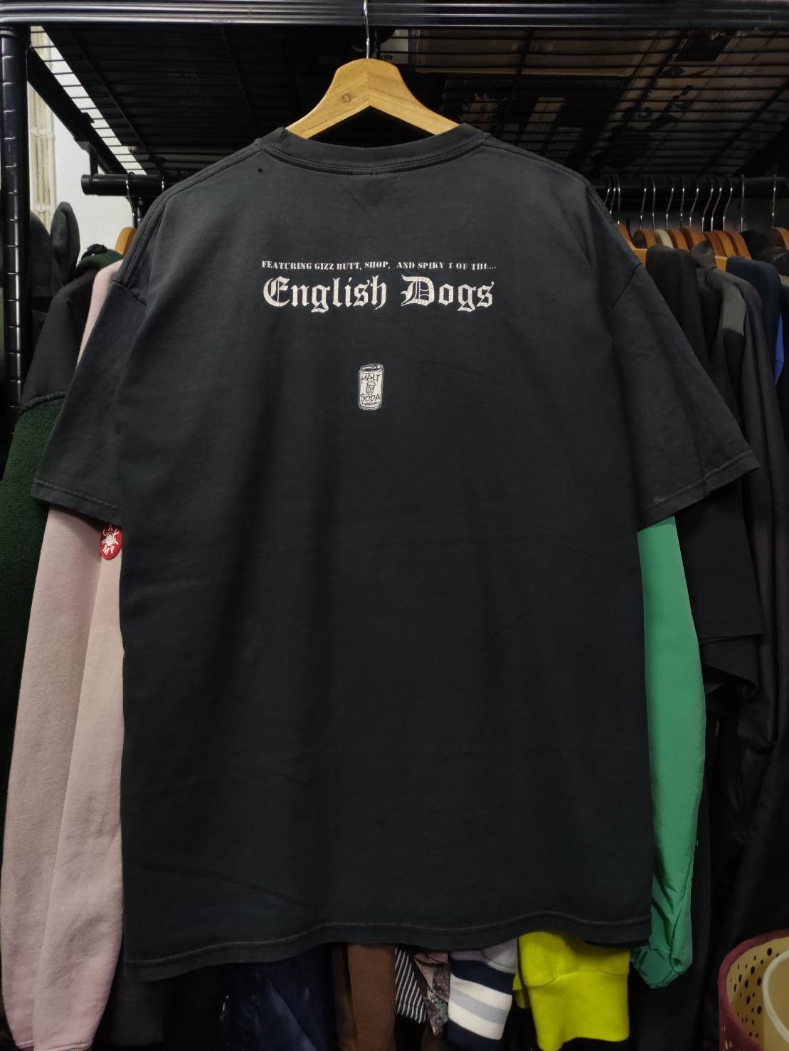 Band Tees Vtg 90's English Dogs " All the World's a Rage " Album Promo Size US XL / EU 56 / 4 - 2 Thumbnail