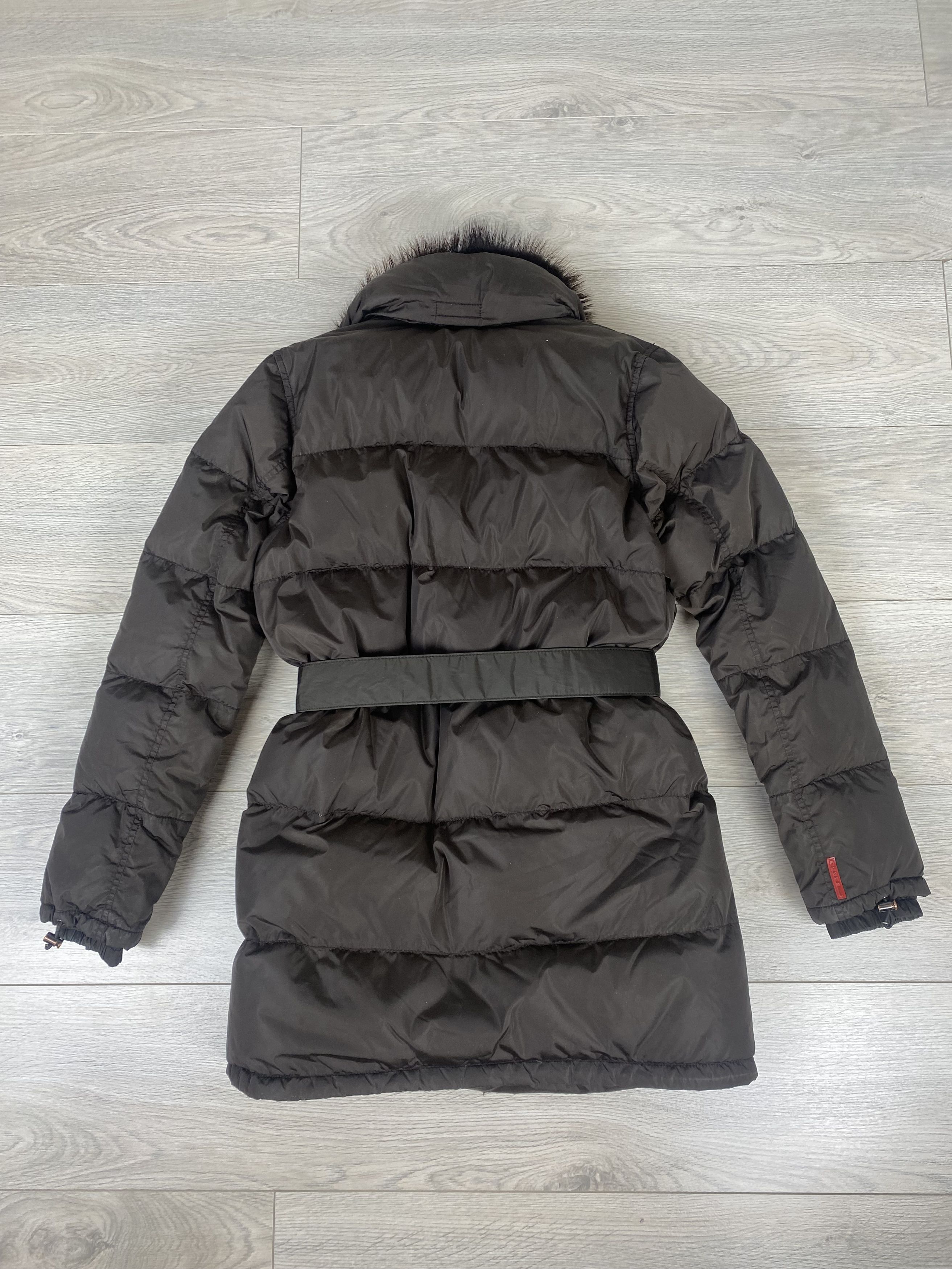 Prada Prada Long Down Jacket Natural fur on the collar Size M / US 6-8 / IT 42-44 - 6 Thumbnail