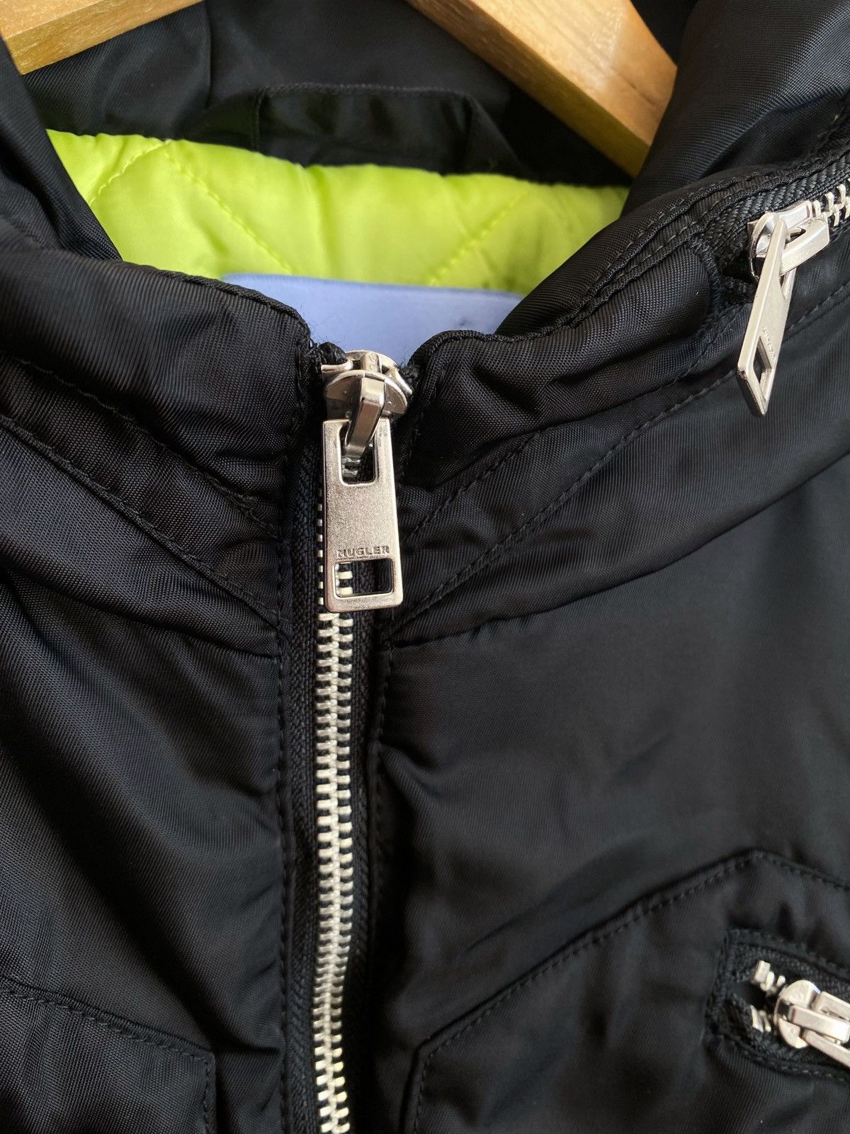 Mugler Mugler x H&M Nylon Bomber Jacket Size L Size US L / EU 52-54 / 3 - 6 Thumbnail