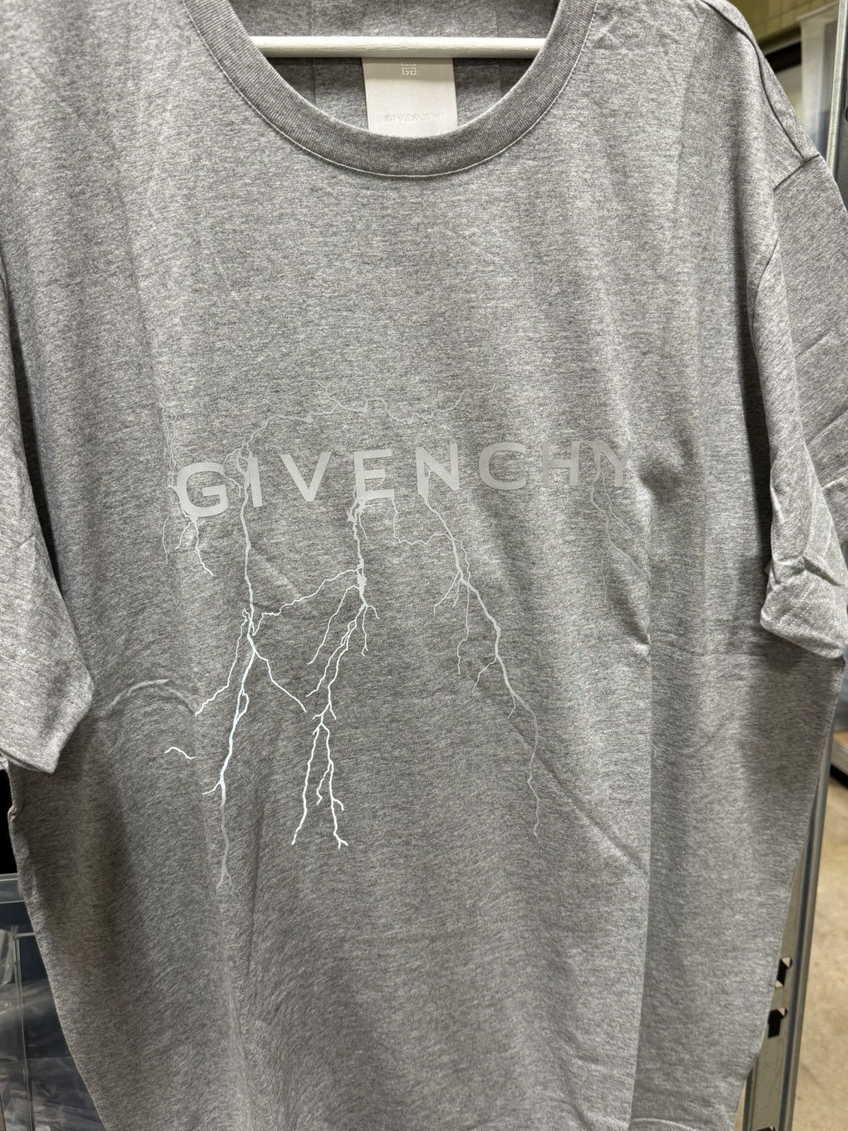 Givenchy Givenchy Logo Lightning T-Shirt NEW 650$ Size US XL / EU 56 / 4 - 2 Thumbnail