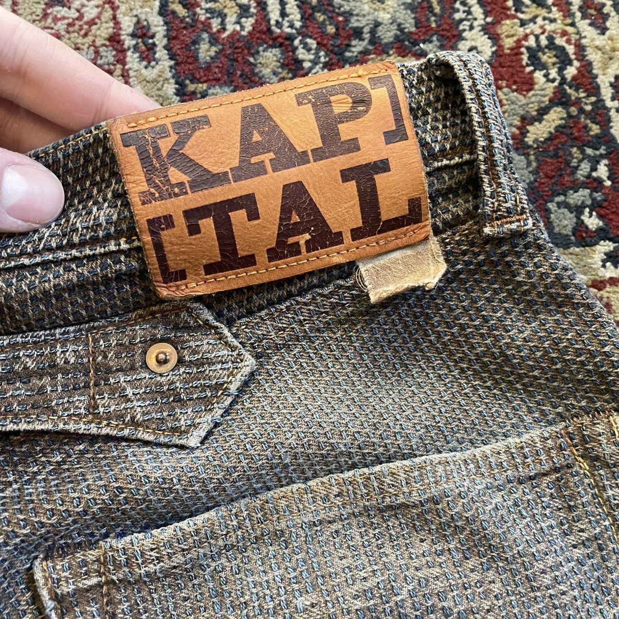 Kapital Kapital Century Denim Jeans Sashiko Persimmon size 30 Size US 30 / EU 46 - 10 Thumbnail