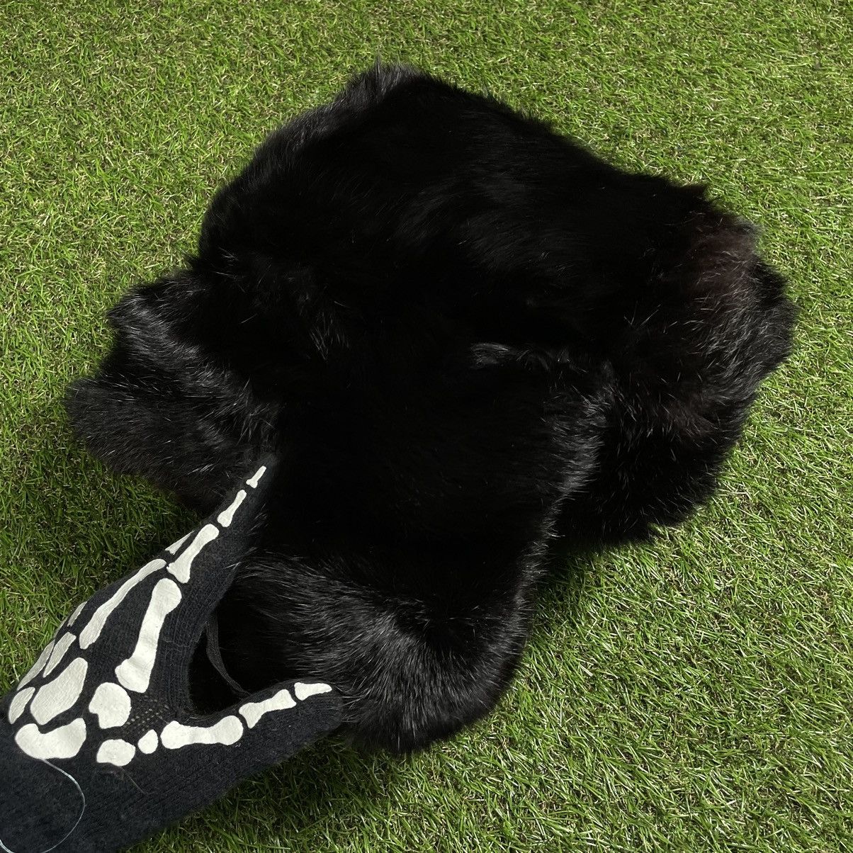 If Six Was Nine Vintage Y2K Furry Alt Fuzzy Beanie Ushanka Mohair Uzi Vert Size ONE SIZE - 4 Thumbnail