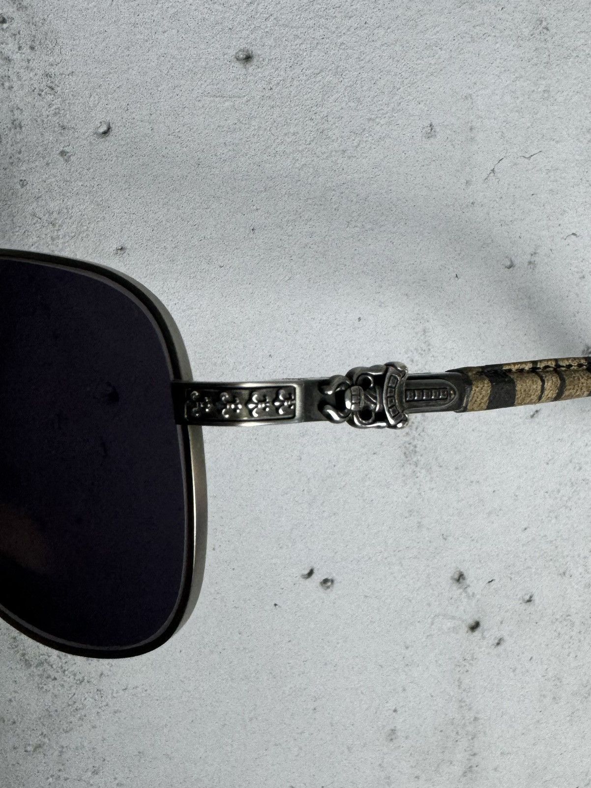 Chrome Hearts Vintage Chrome Hearts “DOUBLE D I” Aviator Sunglasses Size ONE SIZE - 5 Thumbnail