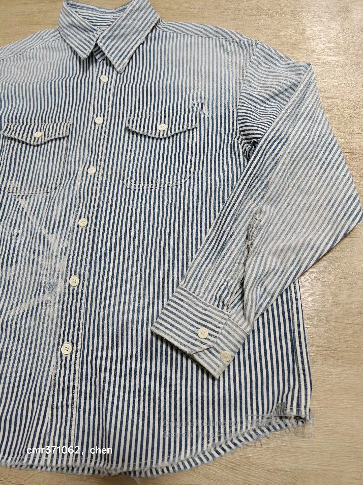Visvim VISVIM 22SS LUMBER L/S HICKORY CRASH. Size US S / EU 44-46 / 1 - 4 Thumbnail