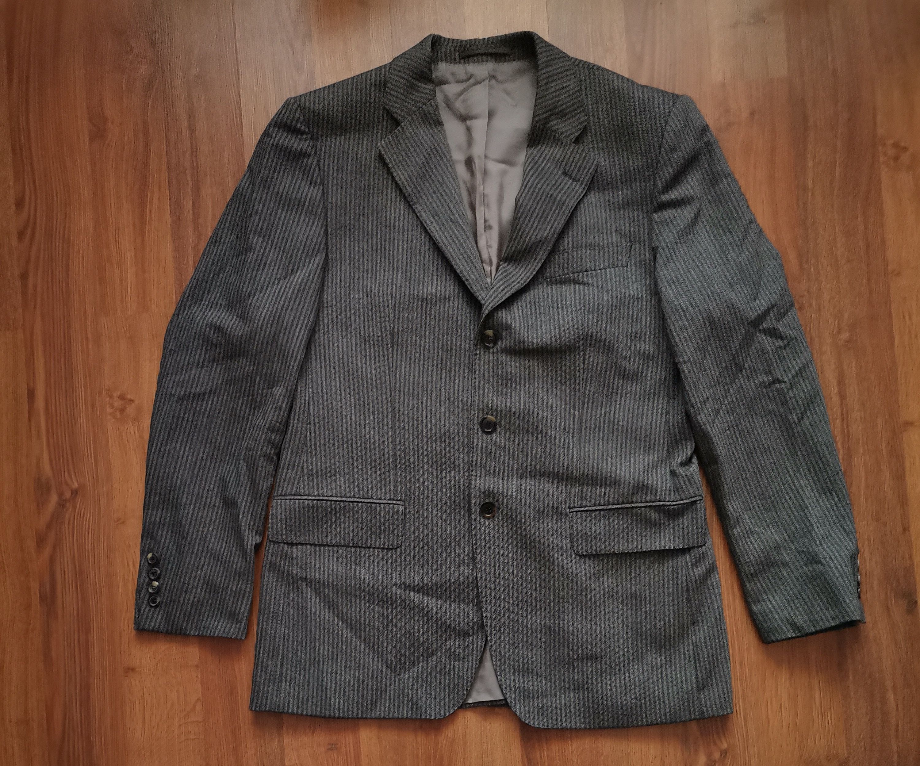 Cerruti 1881 × Hugo Boss Hugo Boss x Cerruti 1881 Striped Blazer Size 40R - 1 Thumbnail
