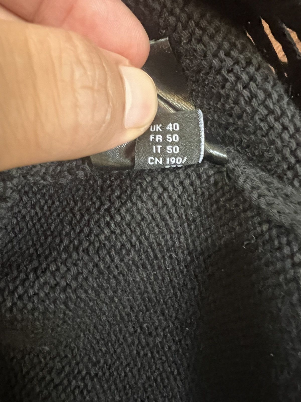 Amiri Amiri knitted amiri logo hoodie Size US L / EU 52-54 / 3 - 8 Thumbnail