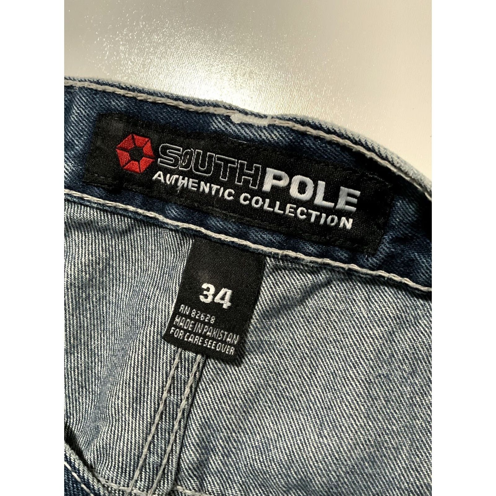 Southpole VINTAGE Southpole Denim Jean Shorts Baggy Hip Hop Y2K 2000s Sz.34 Men Blue Shorts Mens Jeans Baggy 34 Inseam 13.5 Outseam 25 Size US 34 / EU 50 - 5 Thumbnail