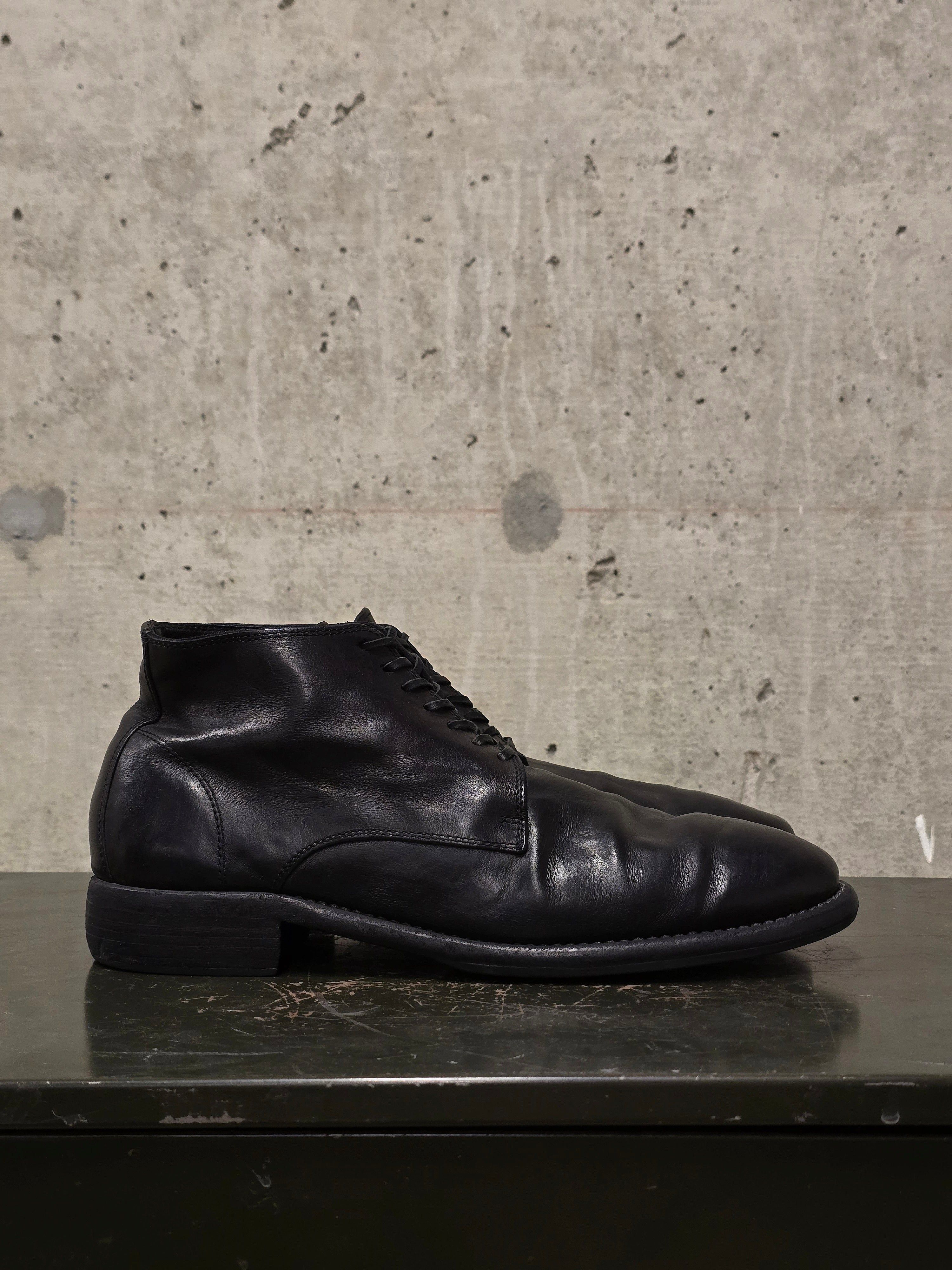 Guidi Guidi 994 Black Horse Leather Desert Boots Size US 10 / EU 43 - 6 Thumbnail
