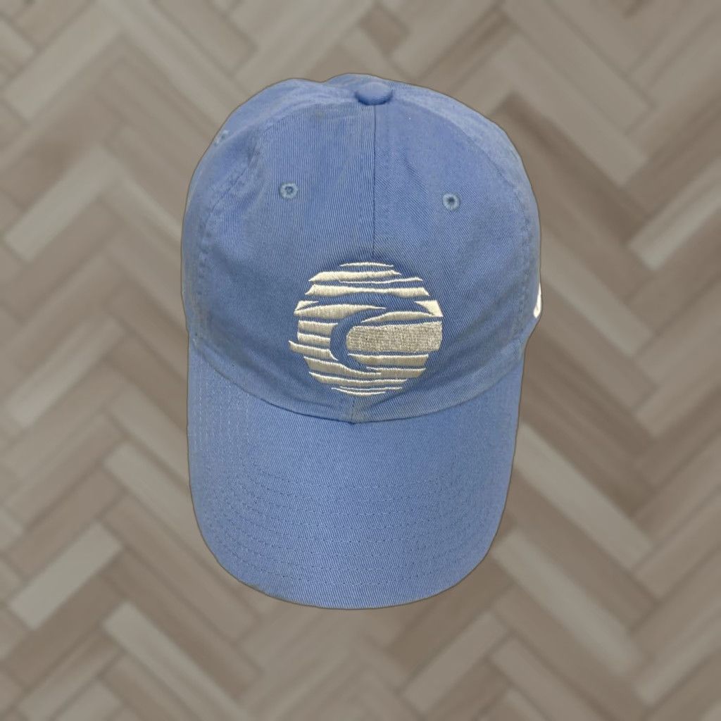 Nike NikeGolf Blue Cotton Embroidered Logo Baseball Cap Adjustable Men Outdoor Sports Casual Size ONE SIZE - 1 Thumbnail