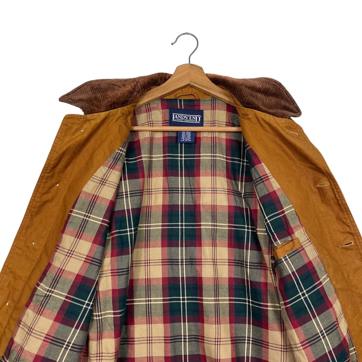 Lands' End Vintage Lands' End Cotton Canvas Barn Chore Hunting Jacket Size US M / EU 48-50 / 2 - 12 Thumbnail