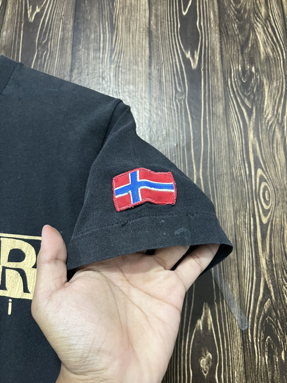 Napapijri Vintage 80s Napapijri Geographic Promo Tshirt Size US S / EU 44-46 / 1 - 4 Thumbnail