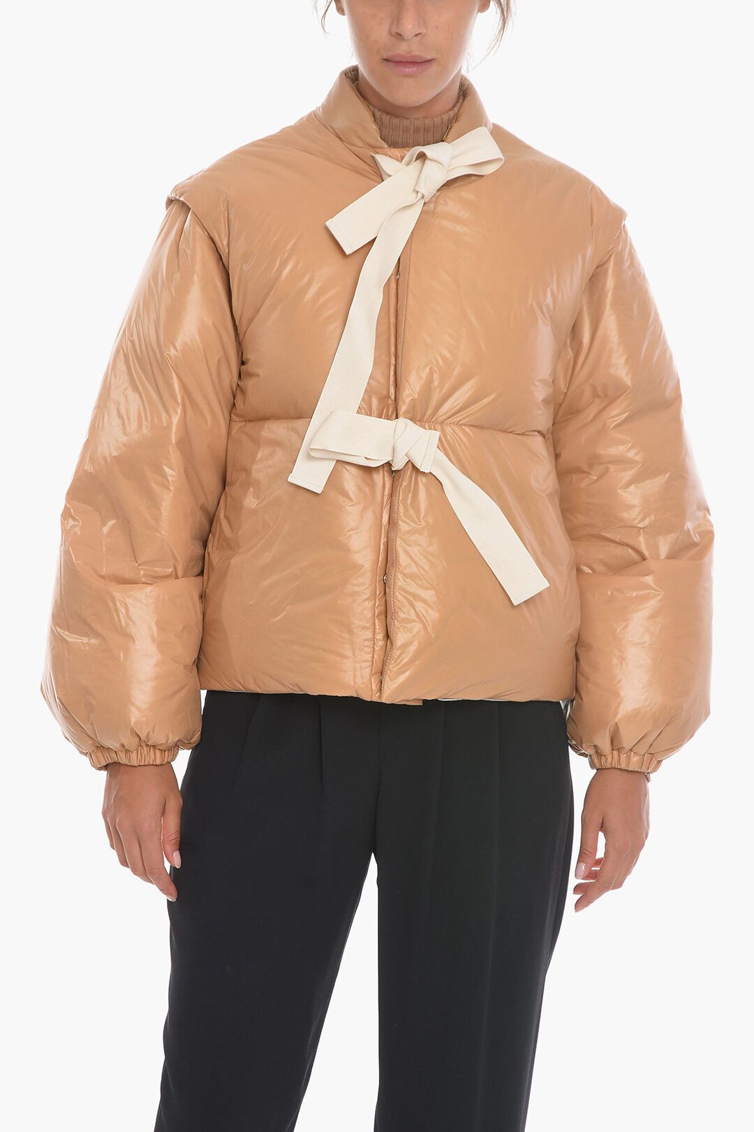 image of Jil Sander O1Dk11S0124 Jacket In Brown, Women's (Size Small)