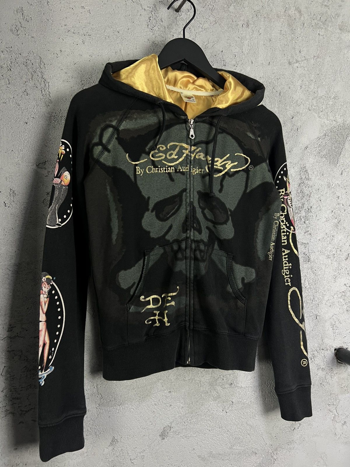 Ed Hardy Vintage Ed Hardy Christian Audigier pirate girl hoodie S Size S / US 4 / IT 40 - 5 Thumbnail