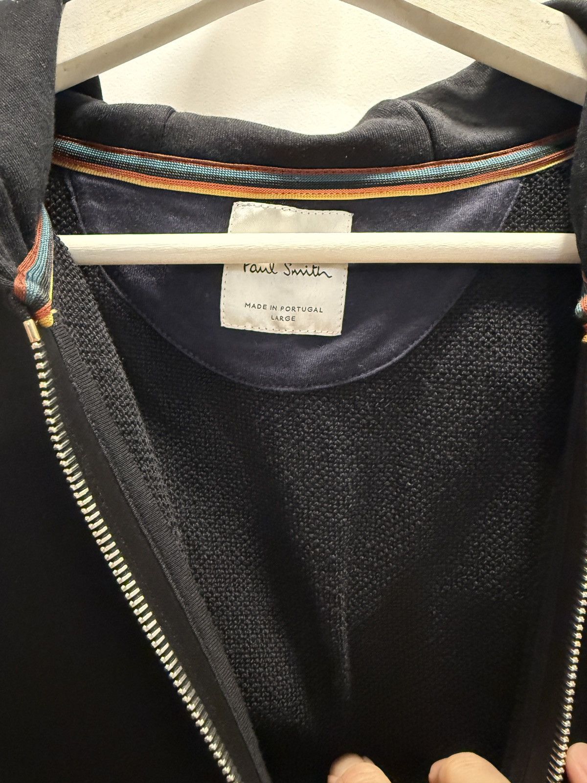 Paul Smith Paul Smith Stripe Zip-up hoodie L Size US L / EU 52-54 / 3 - 2 Thumbnail