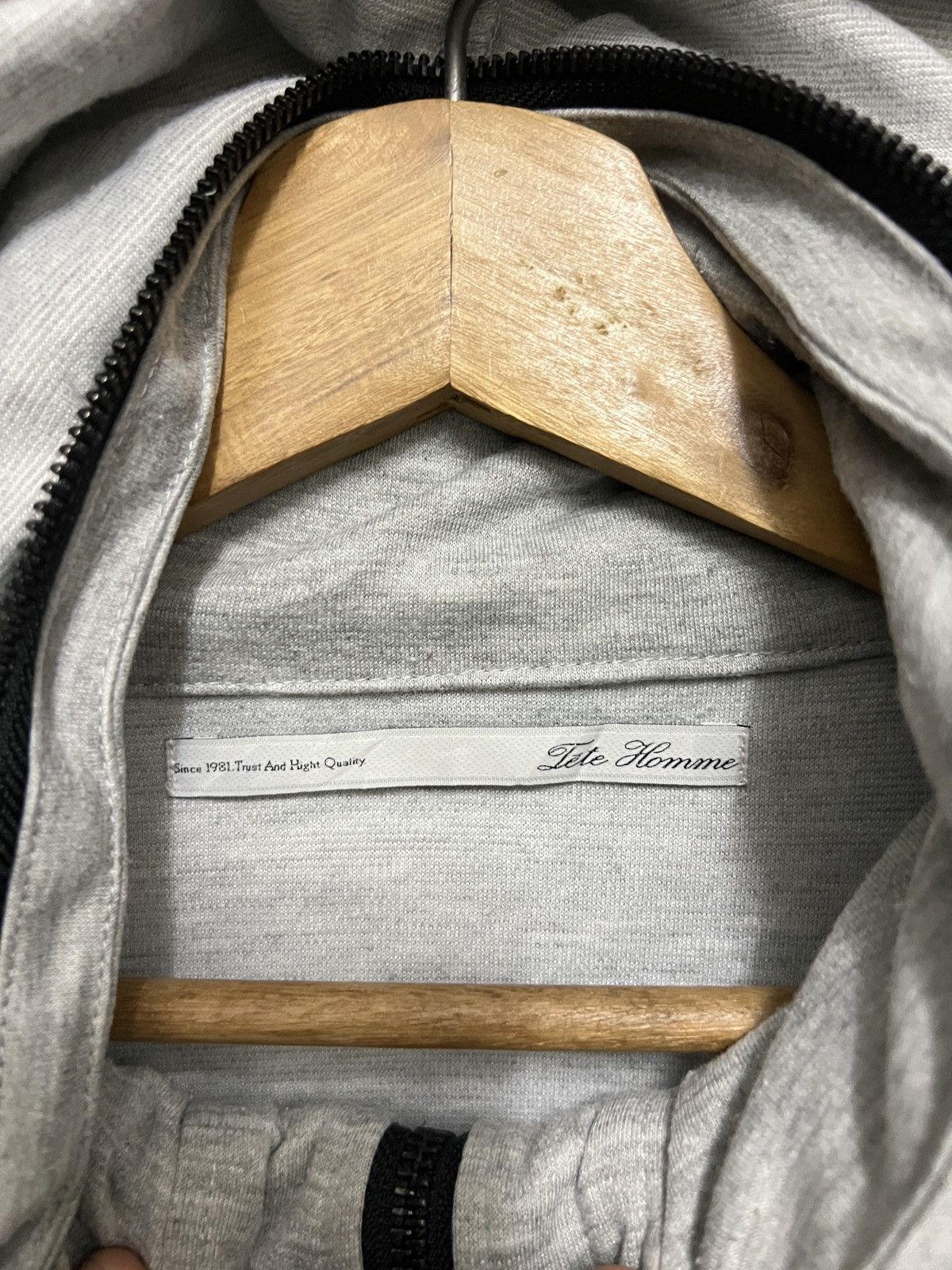 Tete Homme 518. Archive Tête Homme x Issey Miyake Hooded Jacket Size ONE SIZE - 6 Thumbnail