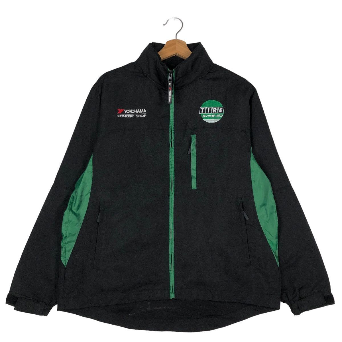 Japanese Brand 🔥Vintage Racing Work Jacket Yokohama Tire Big Logo Size US M / EU 48-50 / 2 - 1 Thumbnail
