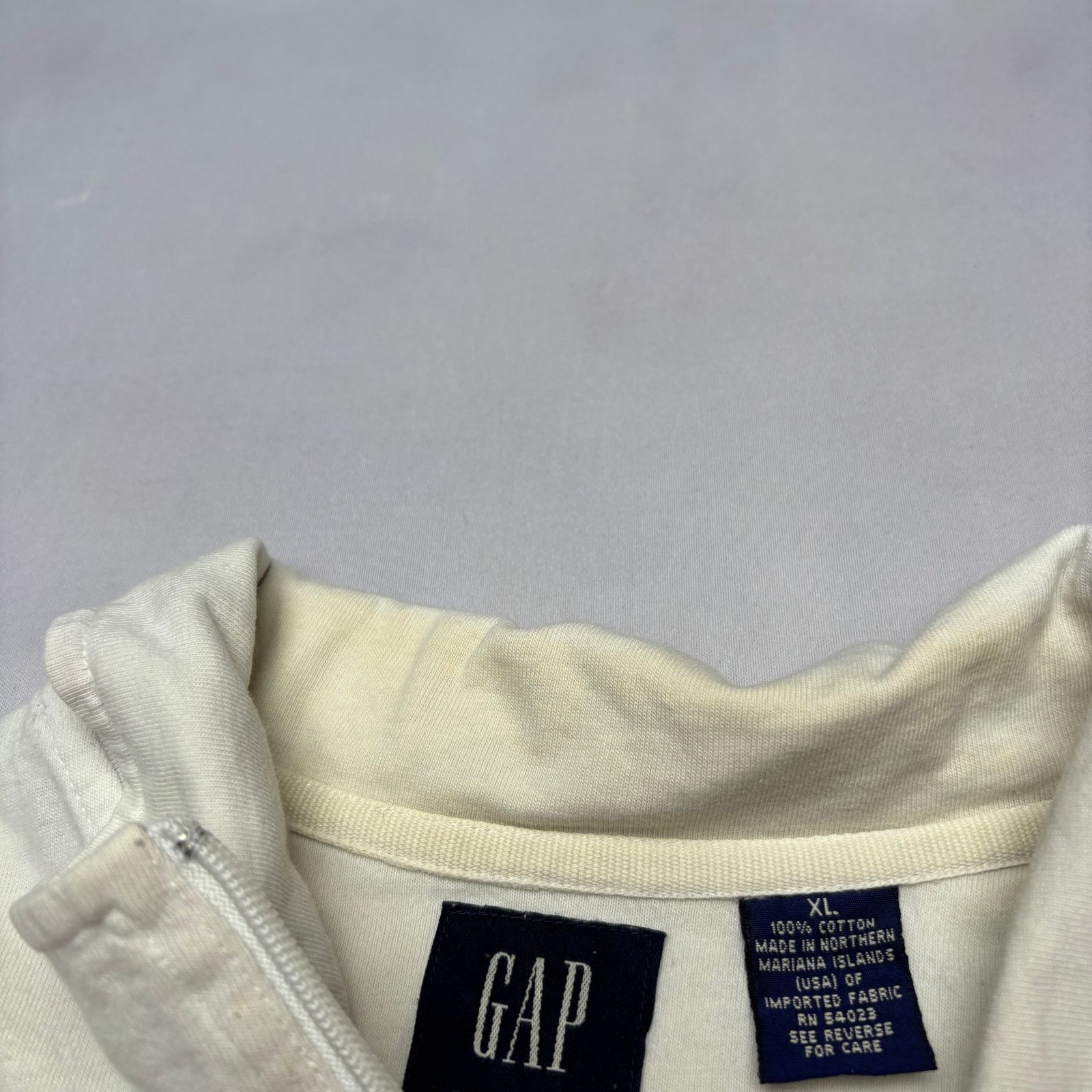 Gap Vintage 90s Gap 1/4 Quarter Zip Polo Shirt Men's XL Size US XL / EU 56 / 4 - 9 Thumbnail