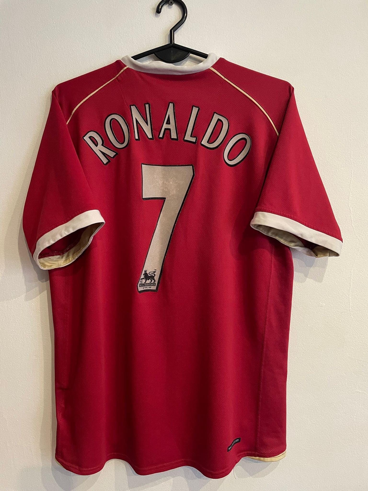 Manchester United 2007-09 home jersey (#7 RONALDO) - XXL • RB - Classic  Soccer Jerseys