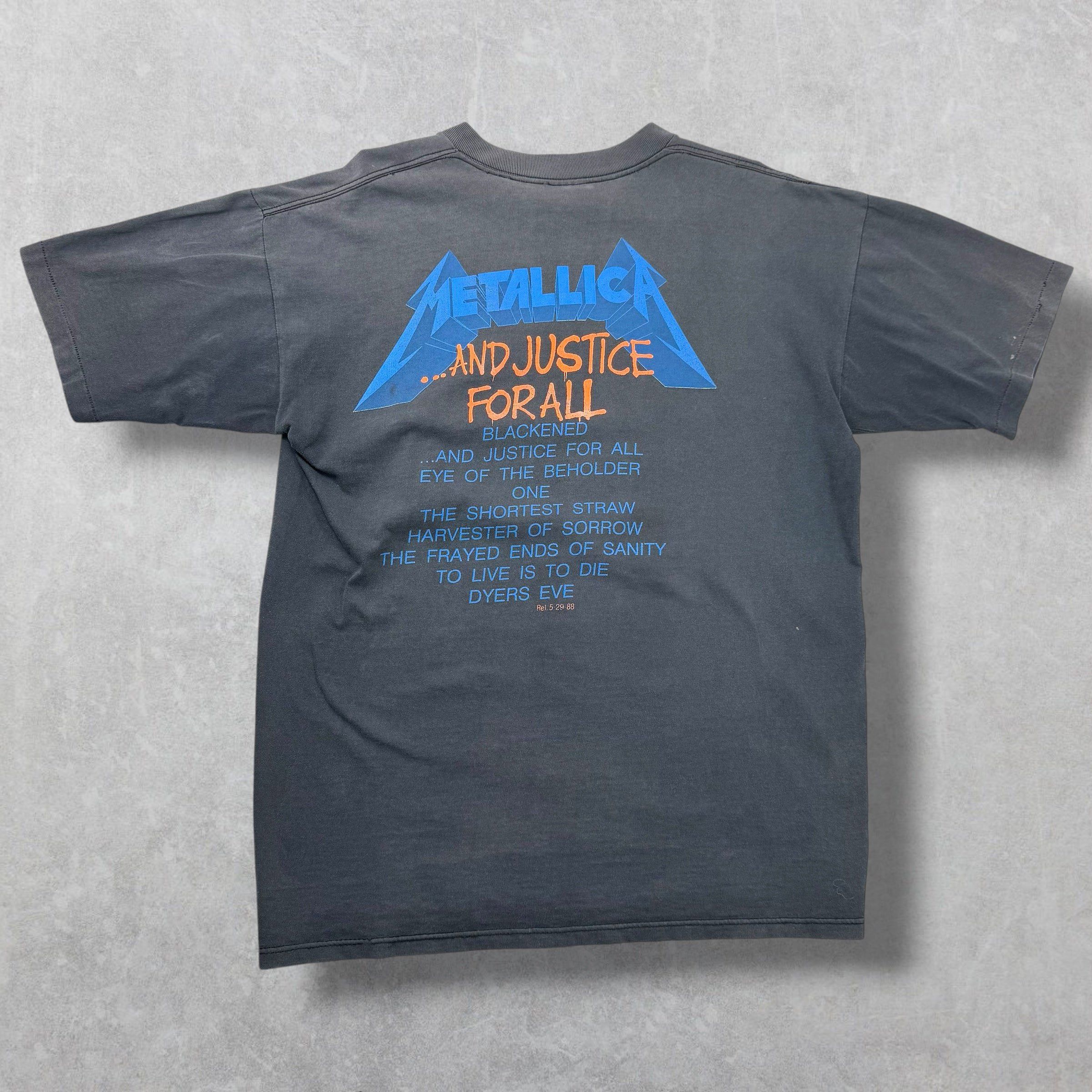 Metallica Vintage Metallica Damaged Justice Pushead Tee XL Size US XL / EU 56 / 4 - 2 Thumbnail