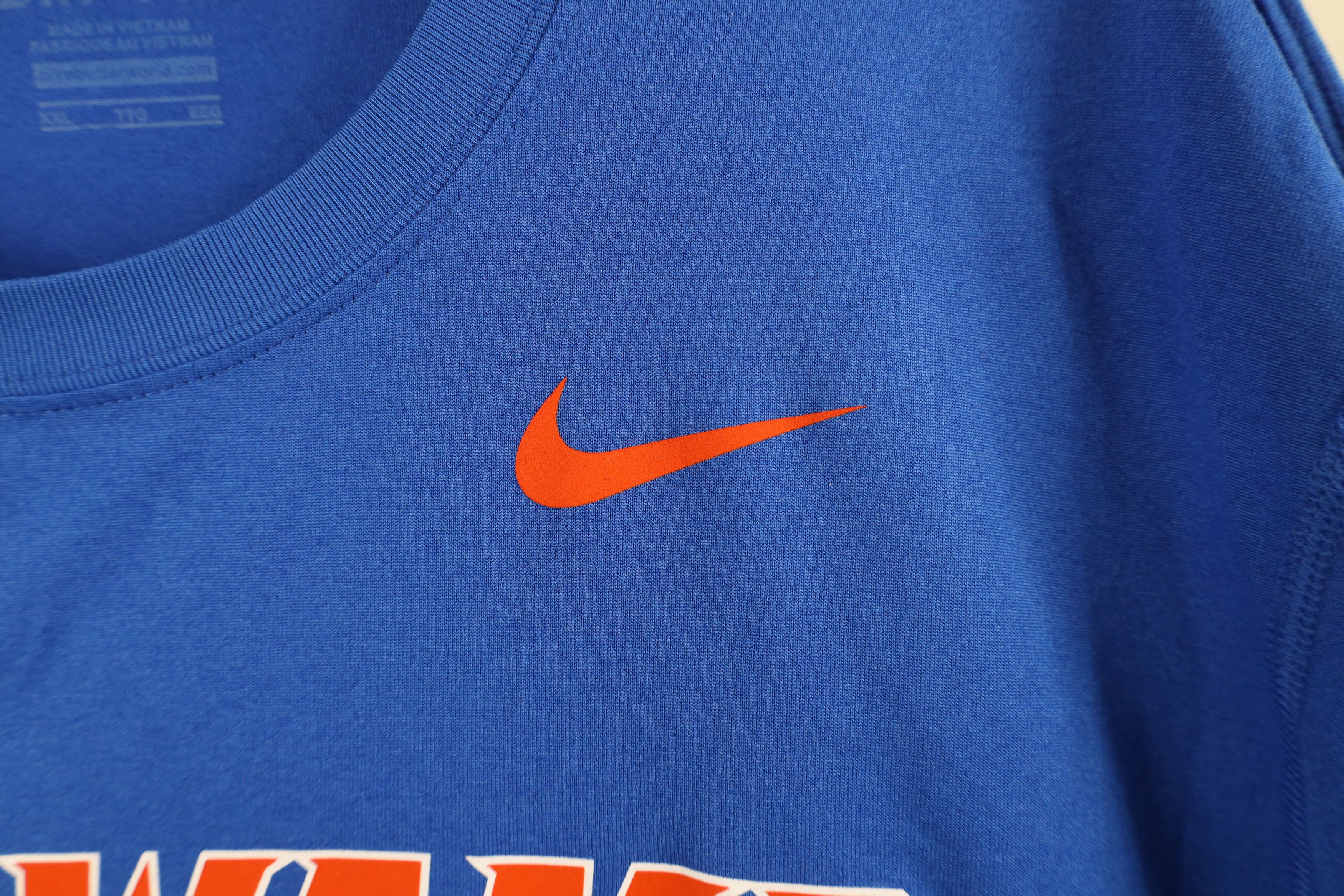 Nike × Vintage Nike Mens The Swamp University of Florida T-Shirt Blue Size US XXL / EU 58 / 5 - 4 Thumbnail
