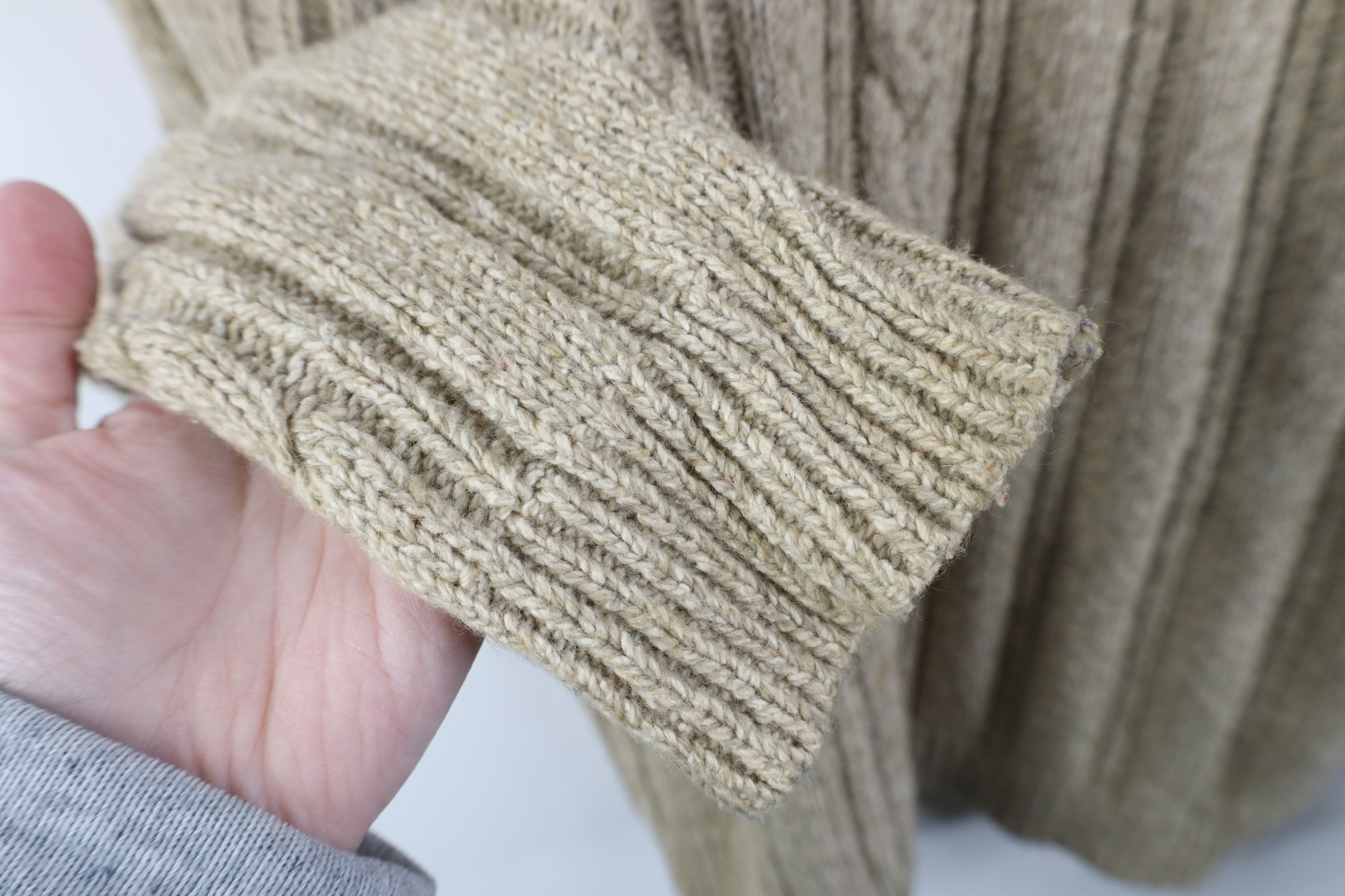 Vintage Vintage 90s Streetwear Chunky Ribbed Cable Knit Sweater Size US L / EU 52-54 / 3 - 6 Thumbnail