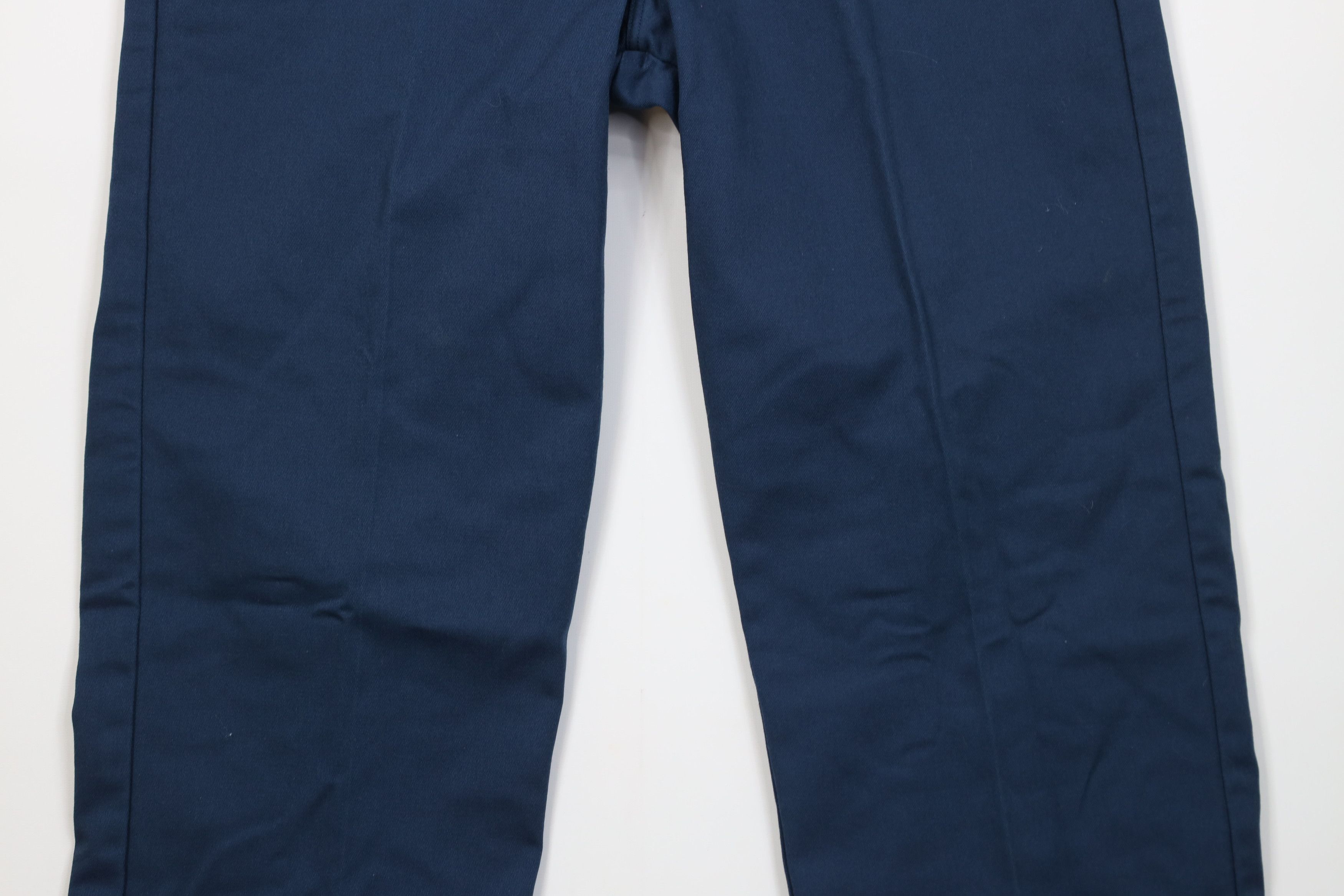 Dickies Vintage 70s Dickeis Chamois Lined Wide Leg Pants Blue USA Size US 38 / EU 54 - 4 Thumbnail