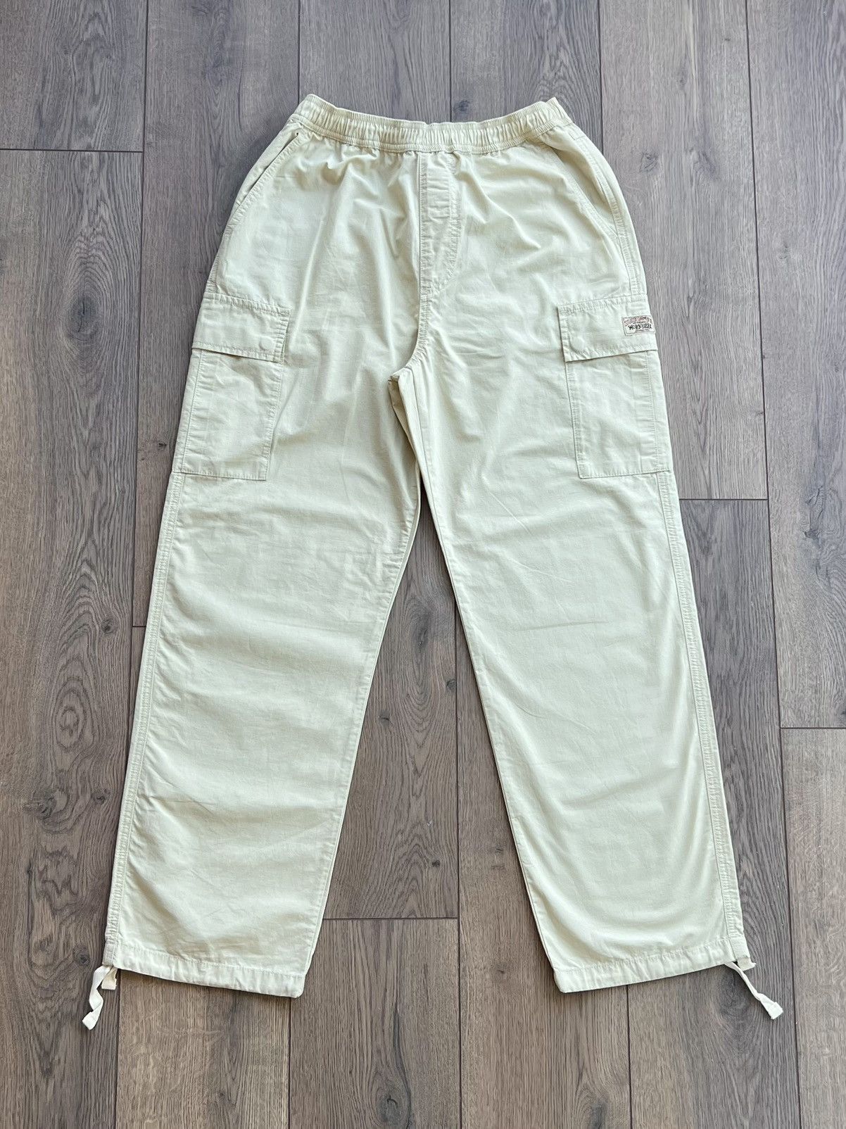Stussy Ripstop Cargo Beach Pant “Cream” Medium