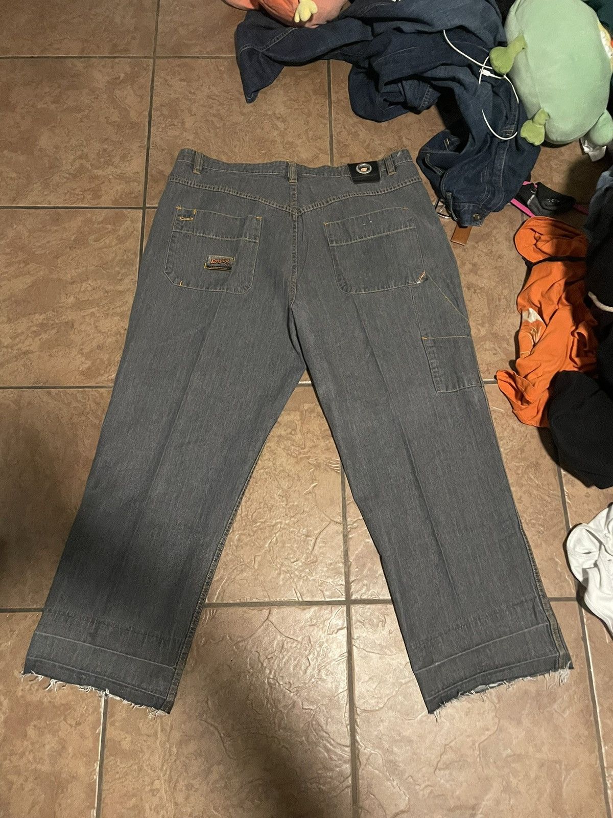 Enyce GREY ENYCE BAGGY JEANS Size US 42 / EU 58 - 1 Thumbnail