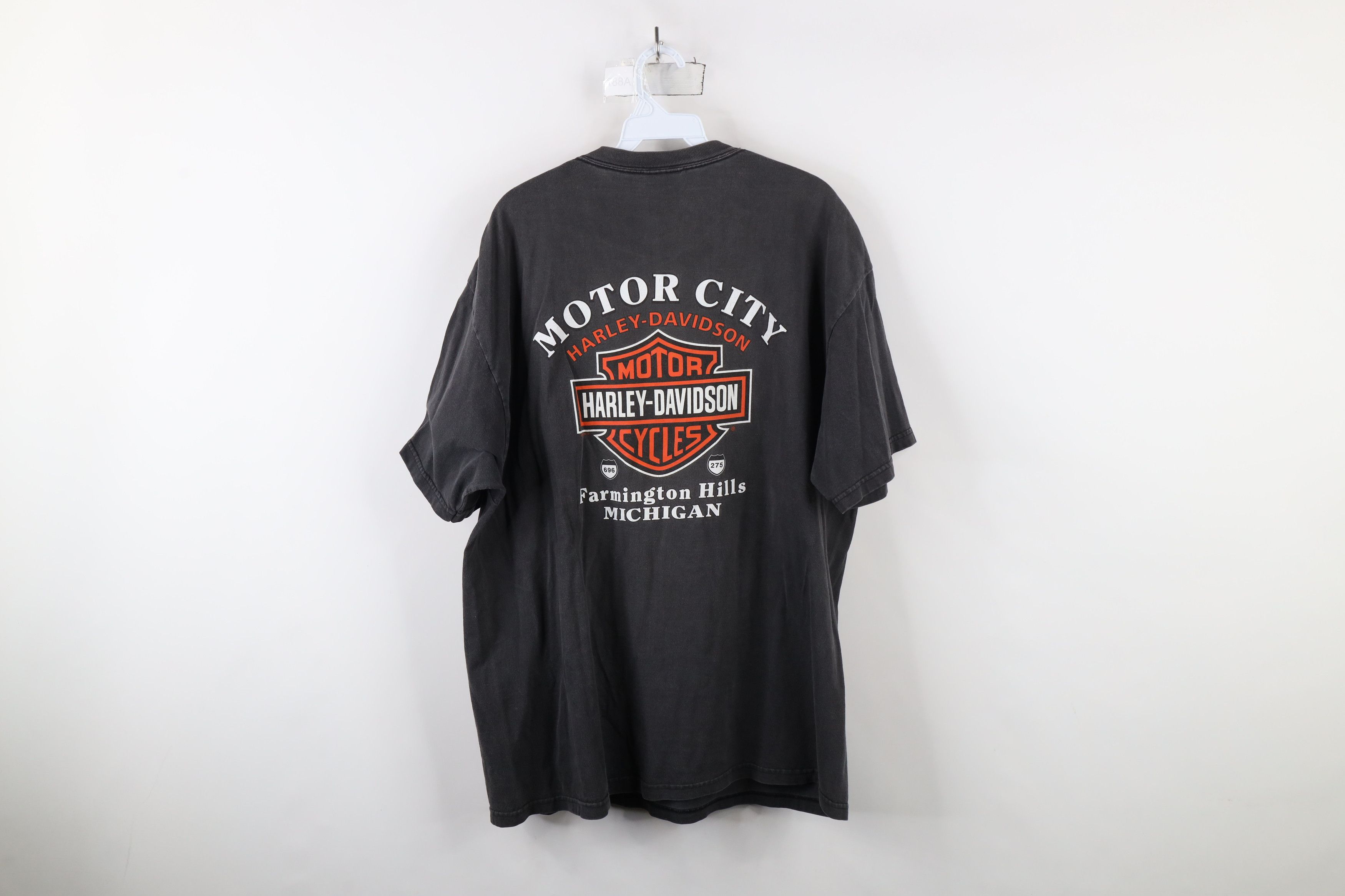 Harley Davidson × Vintage Vintage Y2K 2001 Harley Davidson the Wild T-Shirt Black USA Size US XL / EU 56 / 4 - 11 Thumbnail
